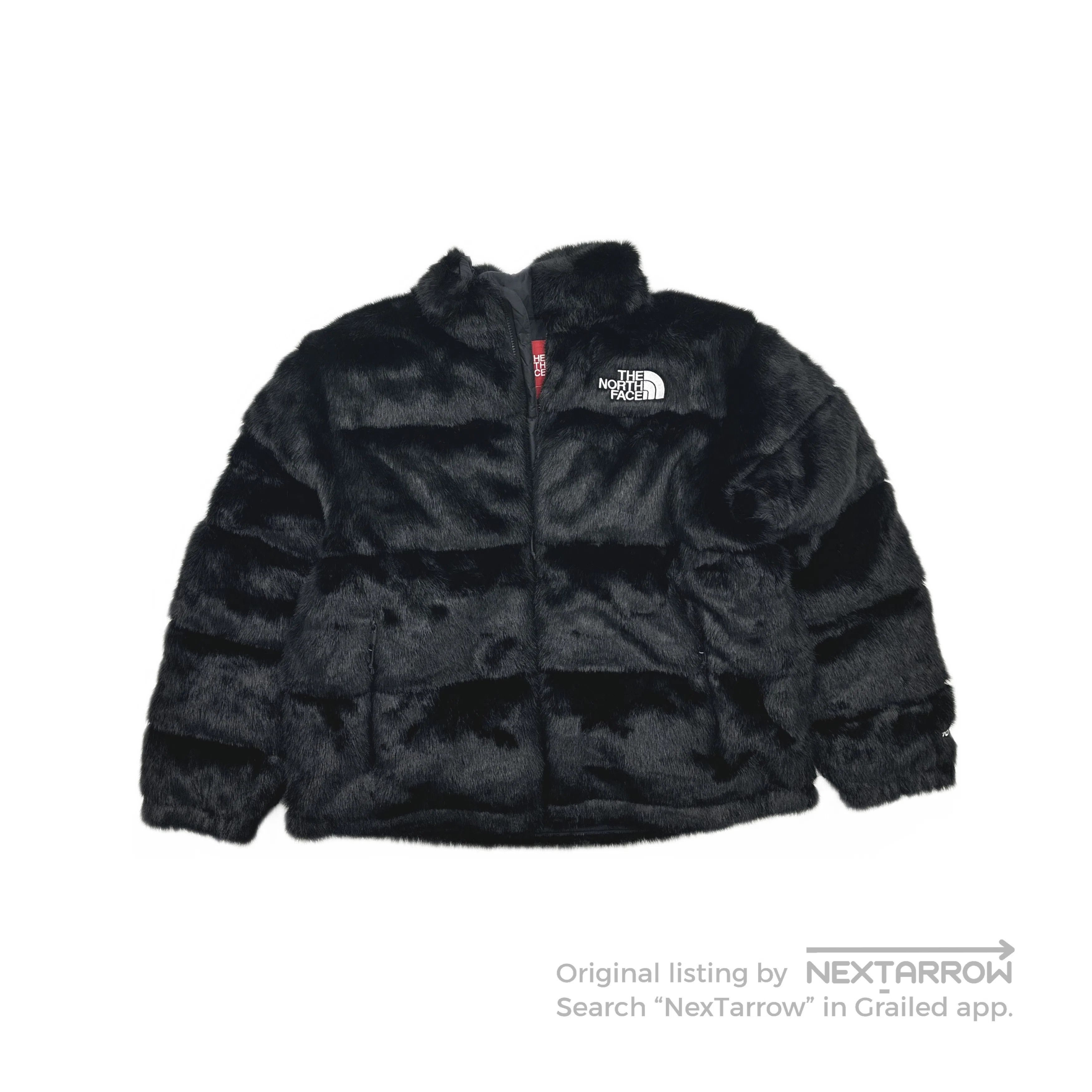Supreme Supreme x The North Face Faux Fur Nuptse Jacket 'Green