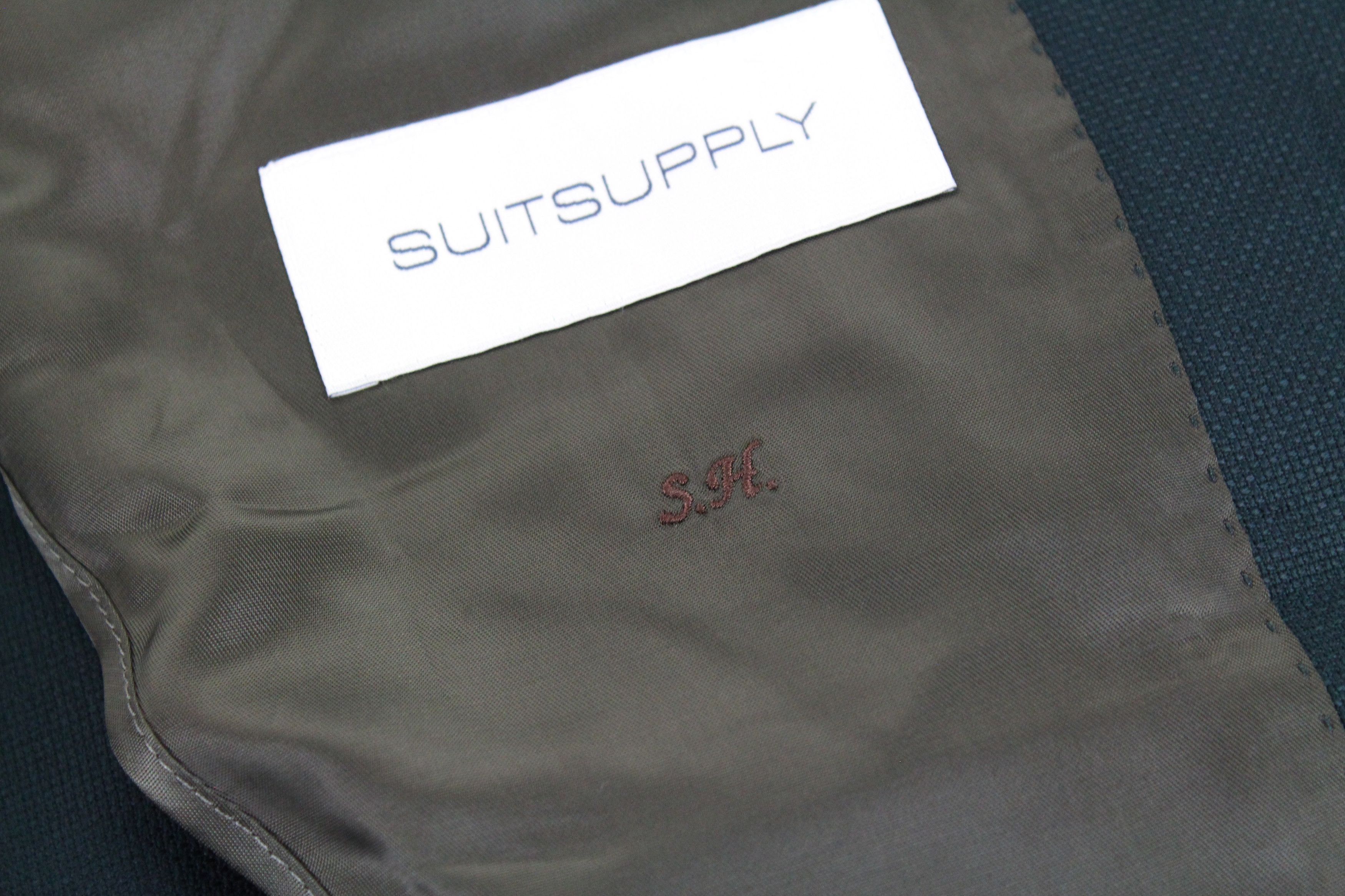 Suitsupply LA SPALLA UK36L Green Wool Blazer 56990 Size 36R - 8 Thumbnail