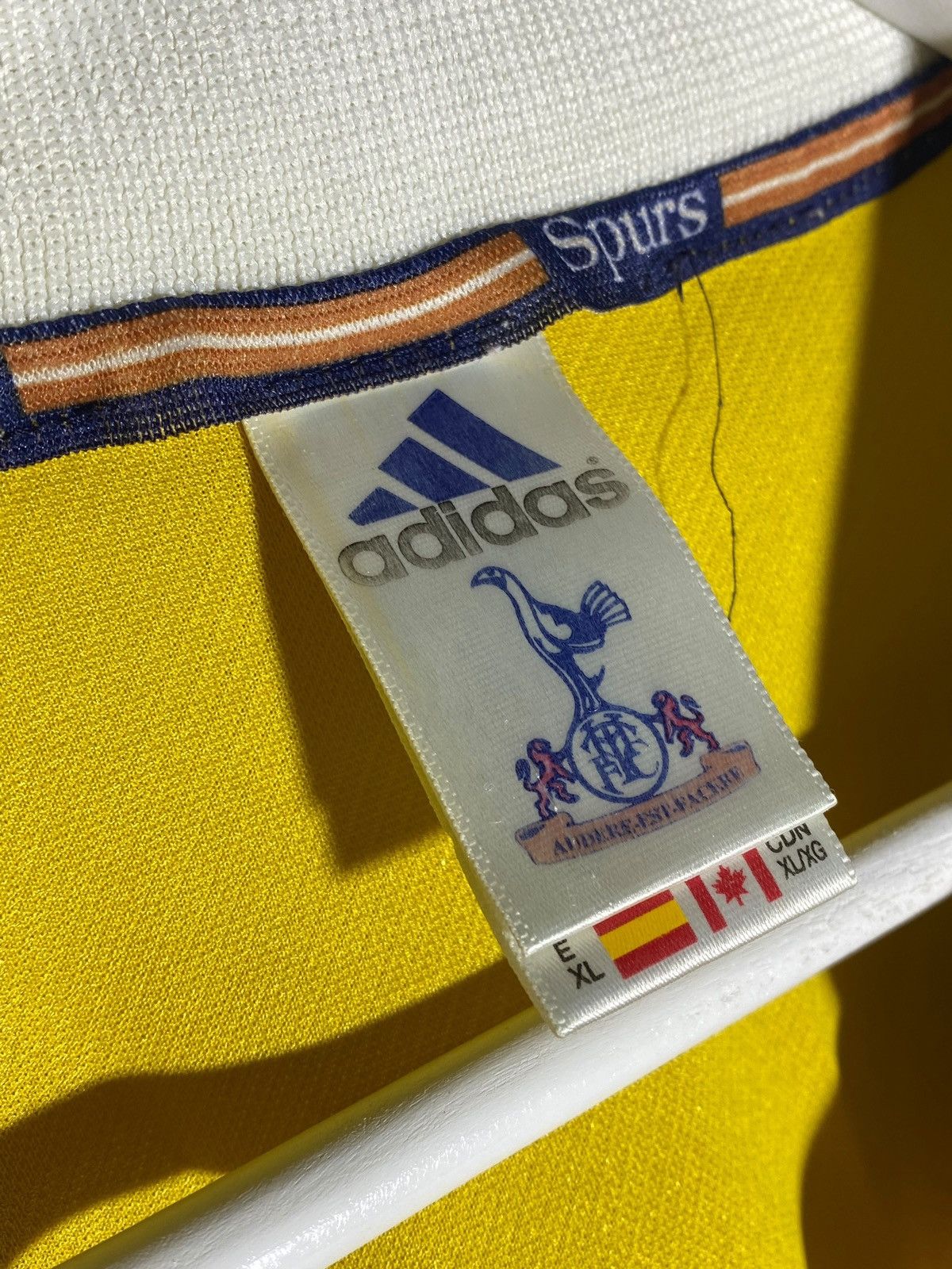 Adidas × Vintage Vintage Tottenham Hotspur 1999/00 Away Football Shirt Size US XXL / EU 58 / 5 - 21 Thumbnail