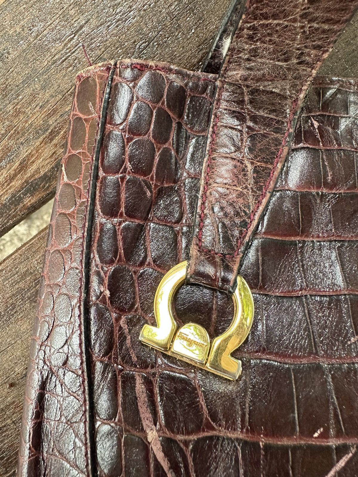 Salvatore Ferragamo × Vintage Vintage Salvatore ferragamo shoulder bag Size ONE SIZE - 6 Thumbnail