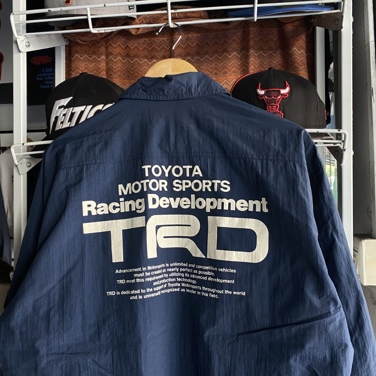Vintage Rare Vintage TRD Toyota Racing Development JDM Bomber Jacket Size US L / EU 52-54 / 3 - 3 Thumbnail