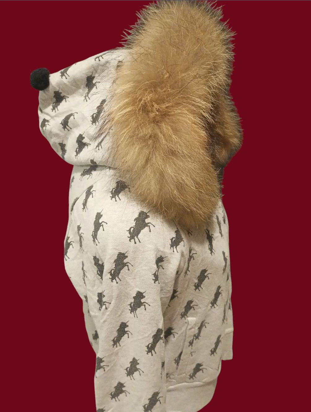 Japanese Brand Rodeo Crowns Fur Zip Hoodie Long Sleeve Size US L / EU 52-54 / 3 - 13 Thumbnail