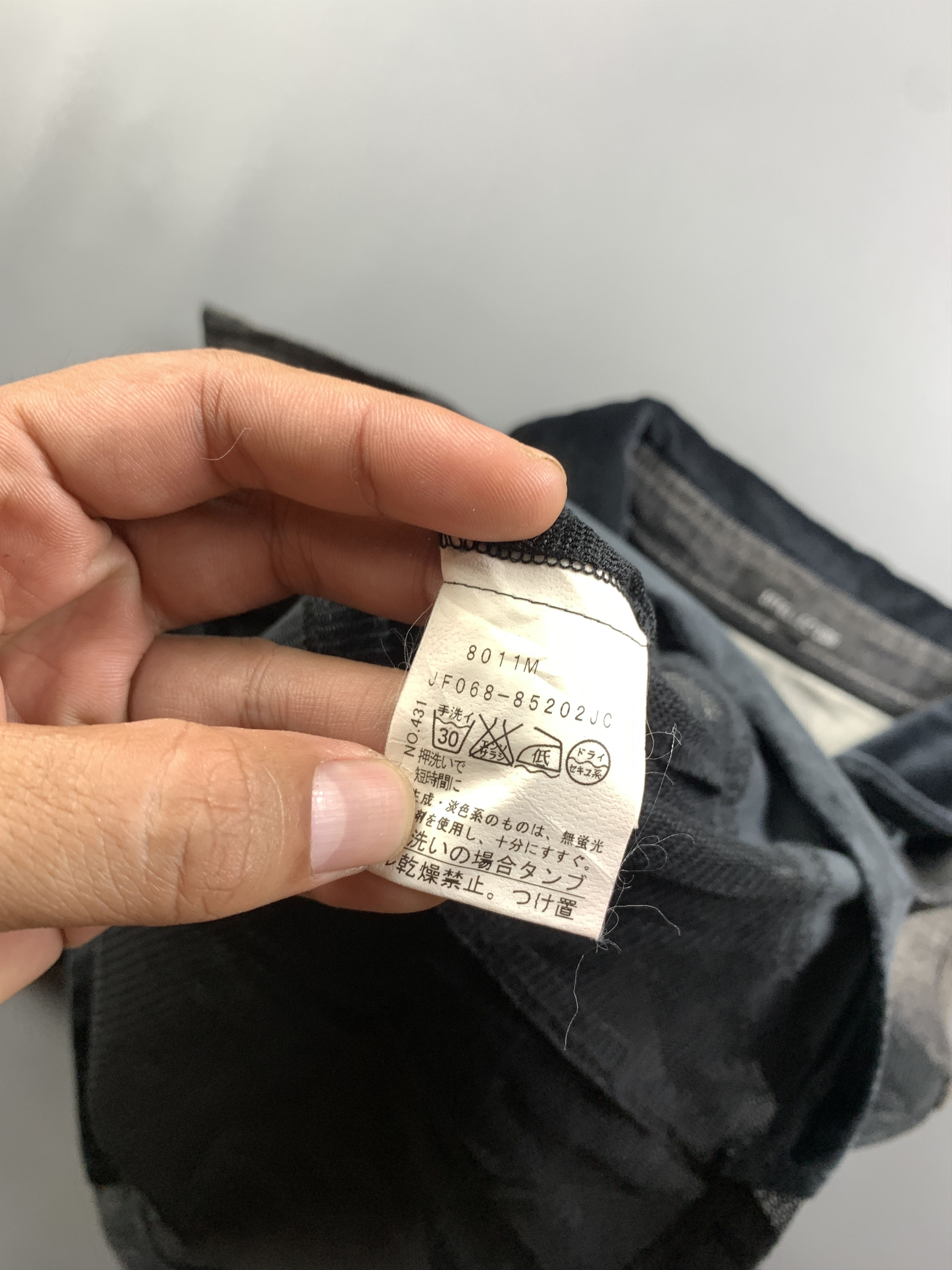 Japanese Brand Intellection Black Multi Fabric Fitted Trucker Jacket (M) Size M / US 6-8 / IT 42-44 - 10 Thumbnail