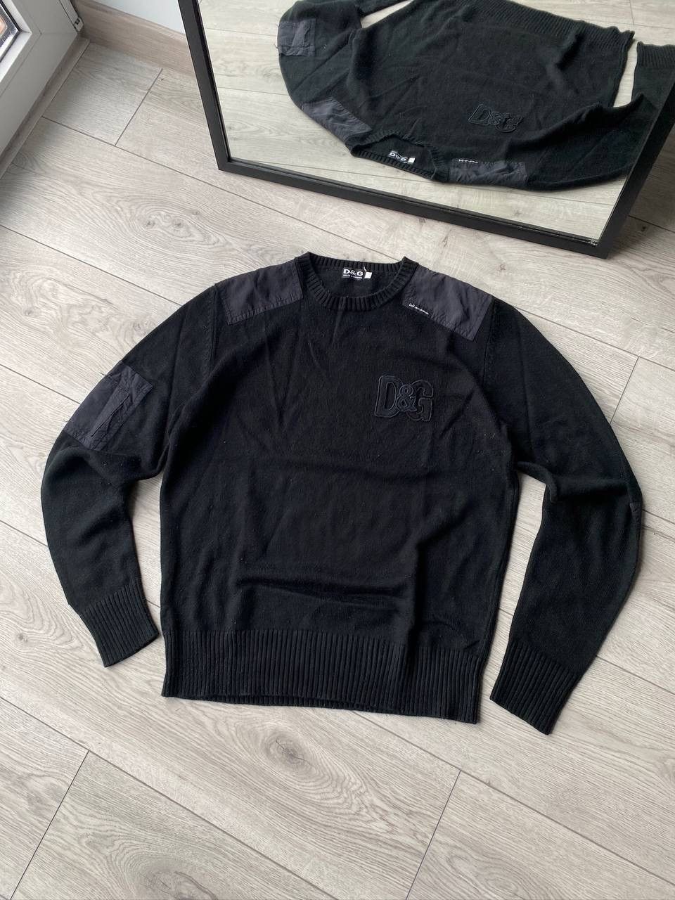 Nike × Vintage Vintage 90's Dolce&Gabbana Nylon Knit Sweater M Y2K/YKK Size US L / EU 52-54 / 3 - 2 Thumbnail