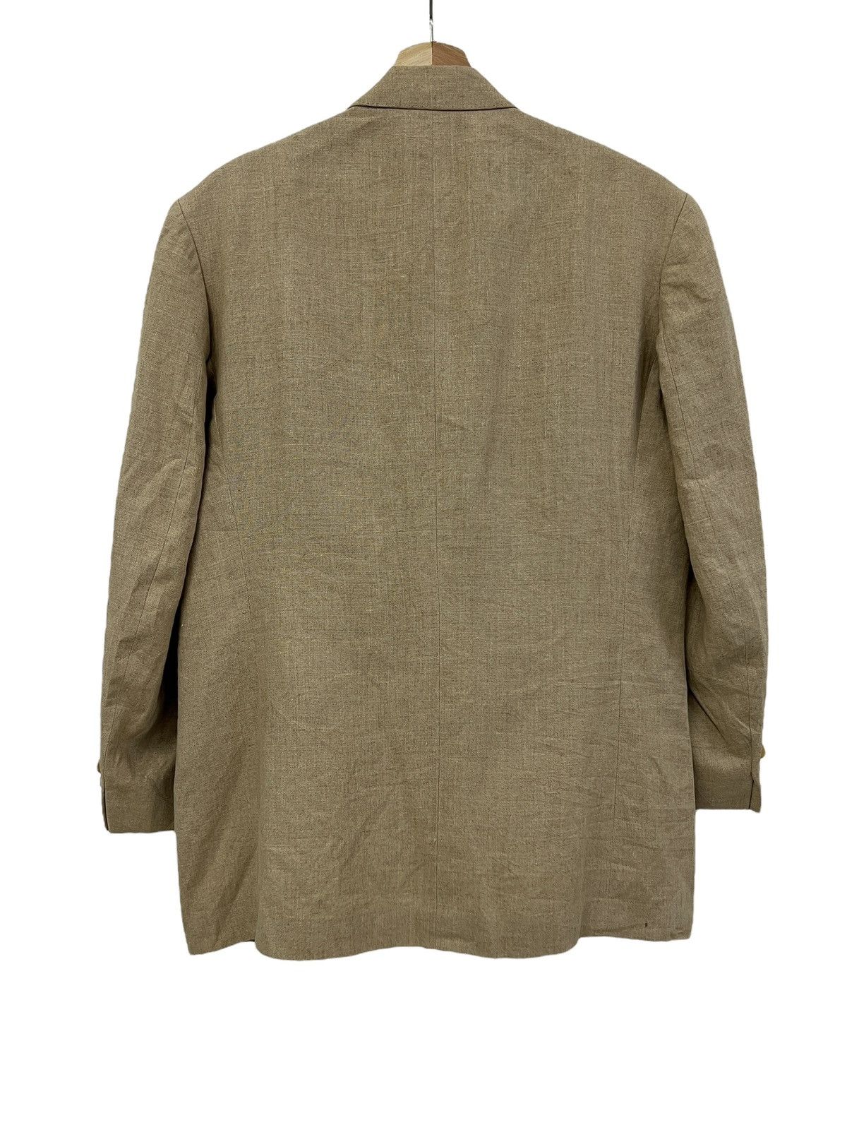 Y's for Men 1980s Y’s For Men Hemp Blazer Jacket Size US L / EU 52-54 / 3 - 3 Thumbnail