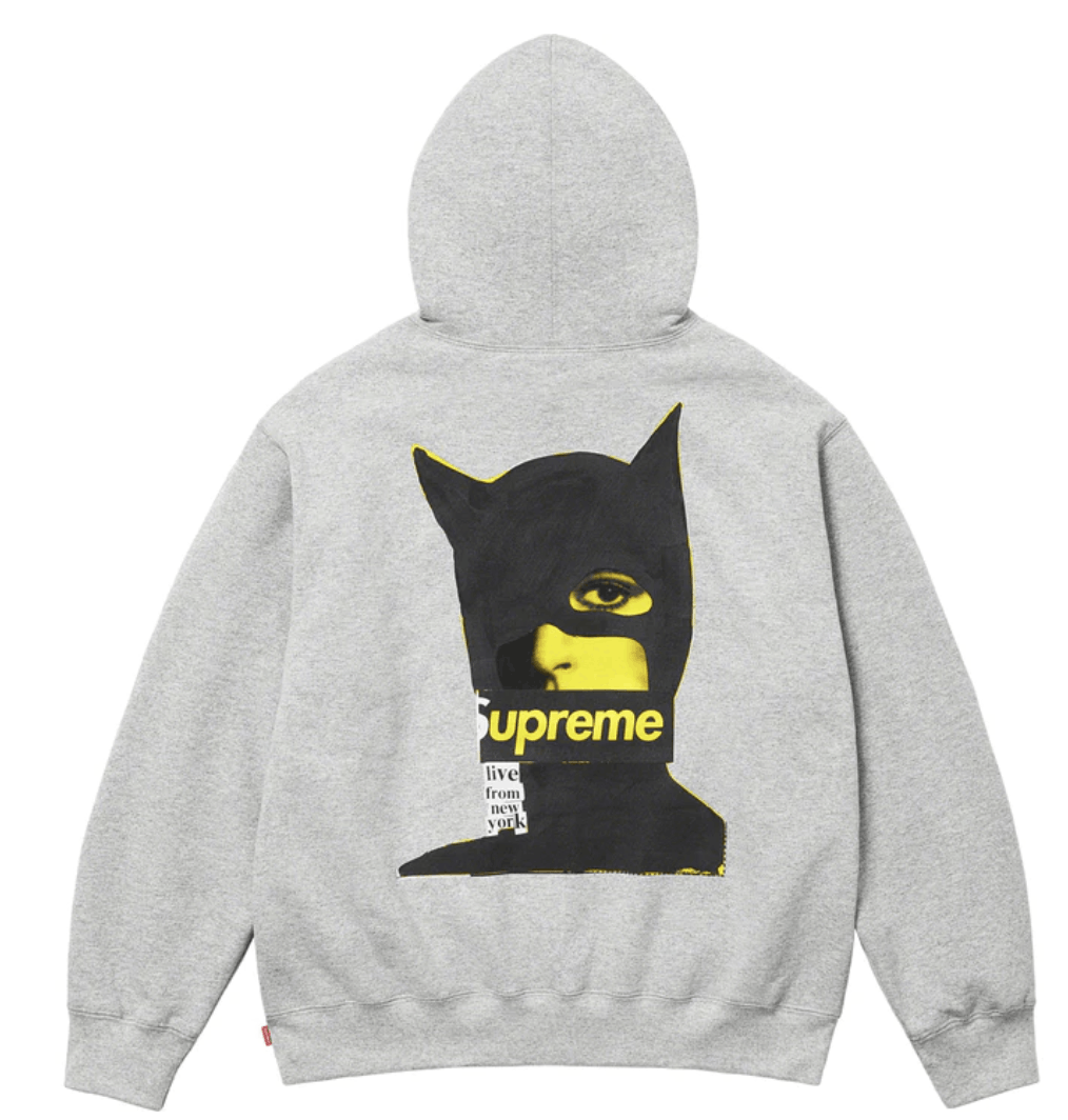 Supreme Supreme Catwomen hooded sweatshirt Grey Grailed