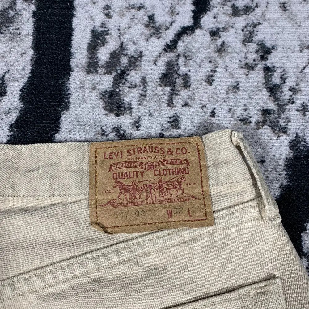 Levi's × Vintage Vintage Levis 507 02 W32 L34 Beige Pants Jeans Straight Size US 32 / EU 48 - 7 Thumbnail