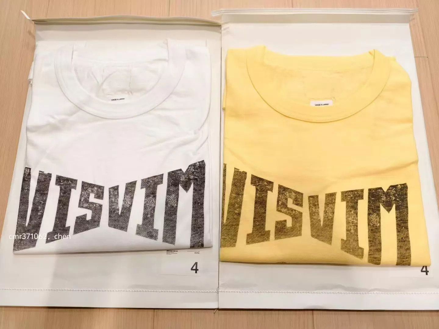 Visvim visvim 24ss heritage tee yellow/white/lt green 2,3,4 1-wash Size US M / EU 48-50 / 2 - 8 Thumbnail