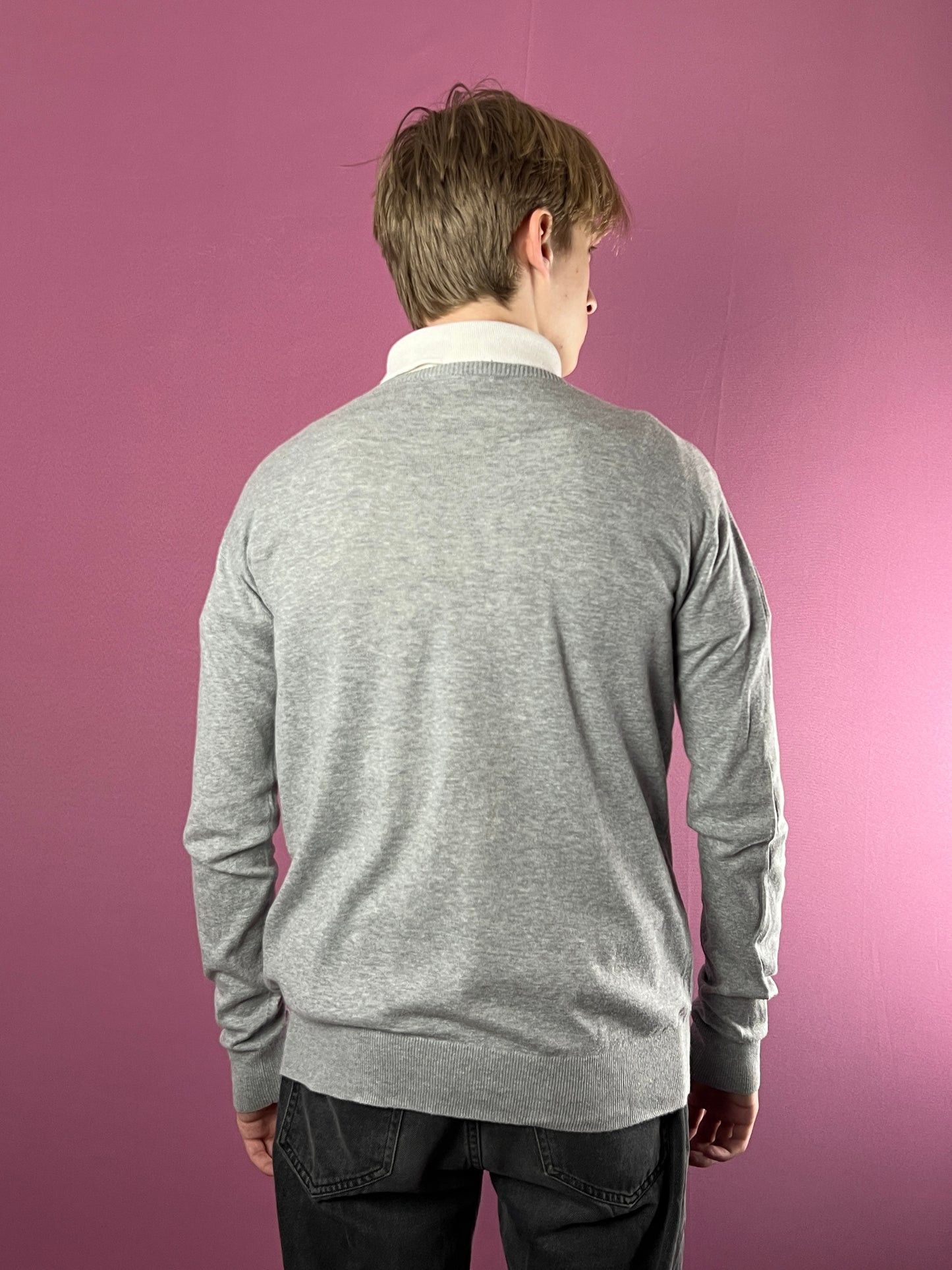 Sergio Tacchini Sergio Tacchini Vintage Men's V-Neck Sweater - S Size US S / EU 44-46 / 1 - 3 Thumbnail