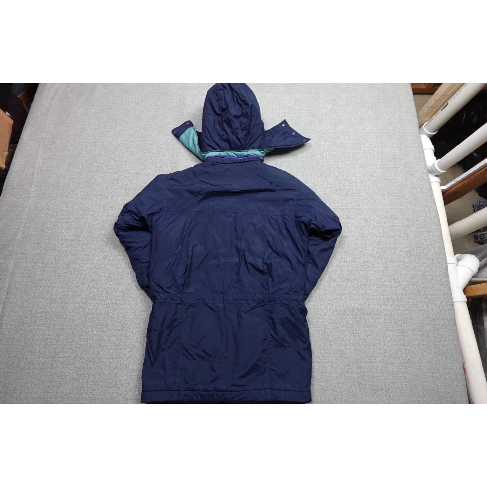 Patagonia VINTAGE Patagonia Jacket Womens XS Blue Windbreaker Hooded 90s Size XS / US 0-2 / IT 36-38 - 4 Thumbnail