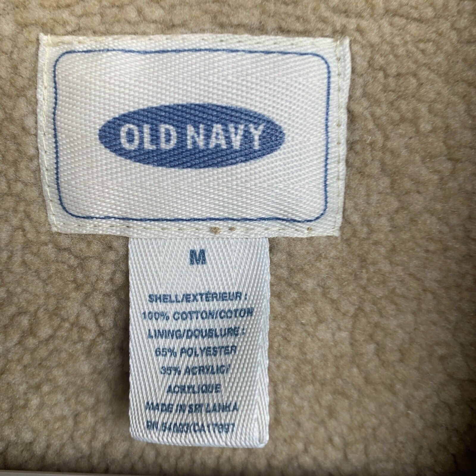 Vintage Vintage Old Navy Blue Jean Denim Sherpa Lined Vest M Medium Size M / US 6-8 / IT 42-44 - 3 Thumbnail