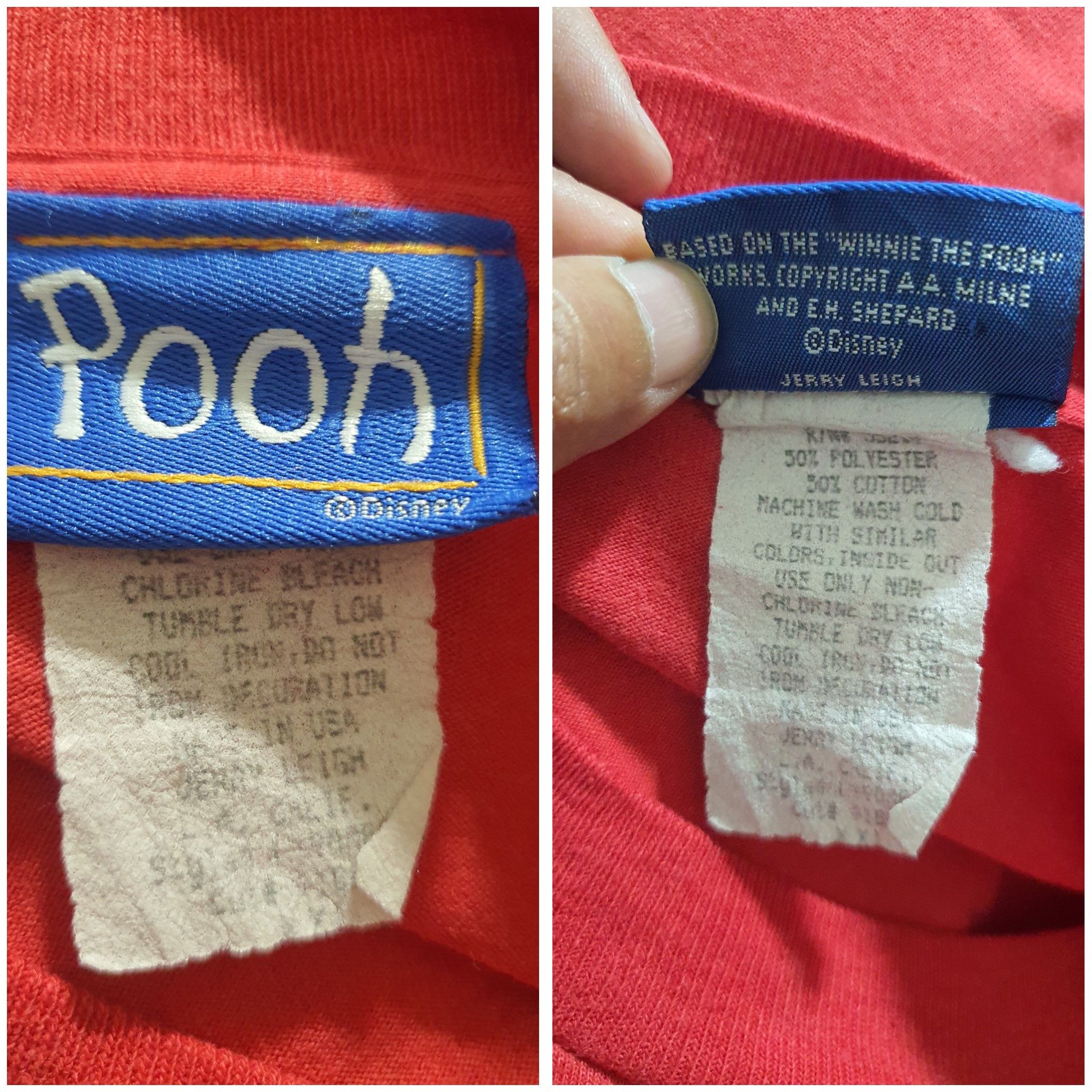 Vintage POOH VINTAGE 25.5”/30” T-SHIRT Size XXL / US 16-18 / IT 52-54 - 4 Thumbnail