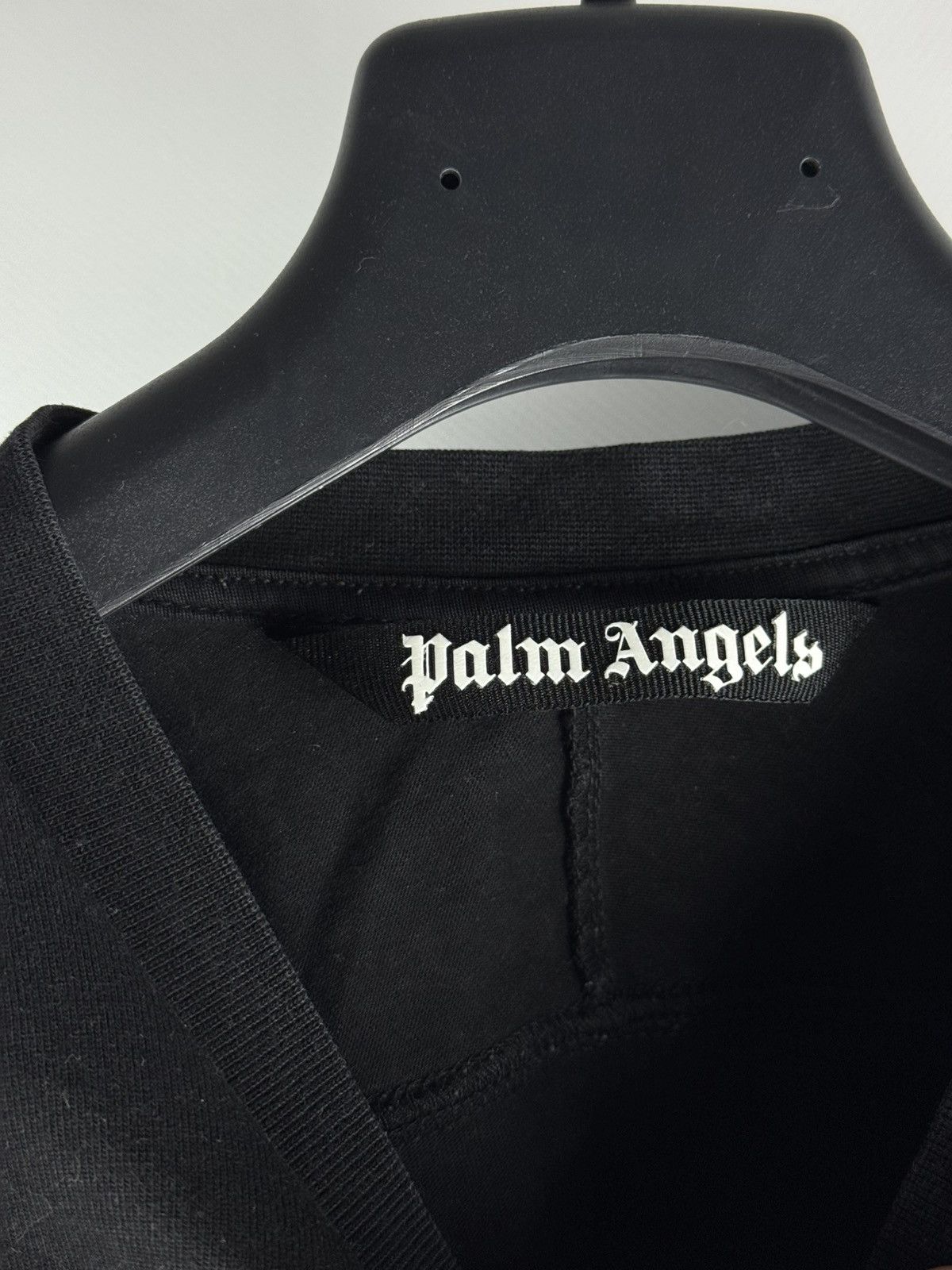 Palm Angels Palm Angels Mermaid Logo Oversized T-Shirt Women’s Black Size L / US 10 / IT 46 - 7 Thumbnail