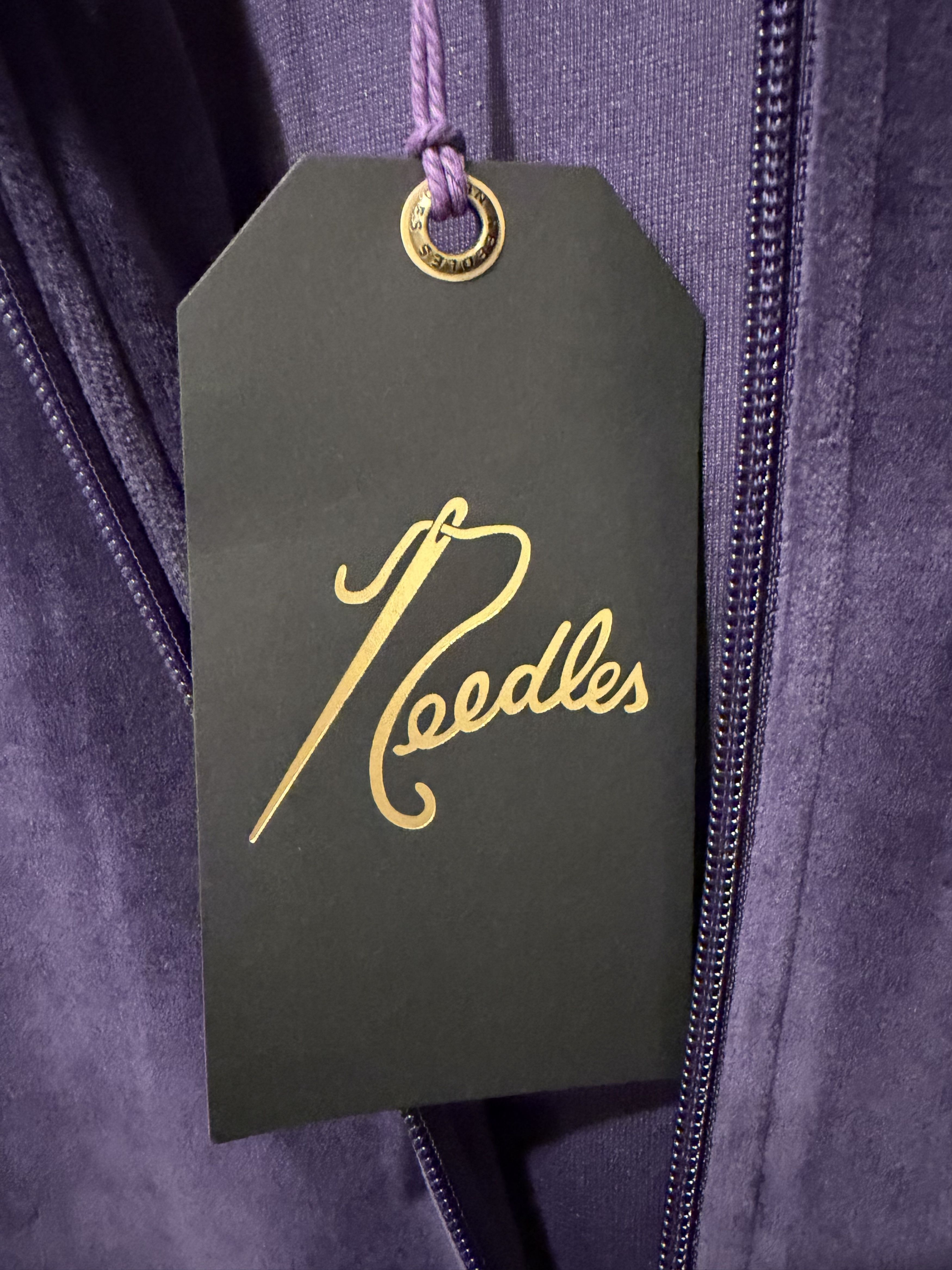 Needles Needles Velour Track Jacket - Navy Size US XL / EU 56 / 4 - 5 Thumbnail