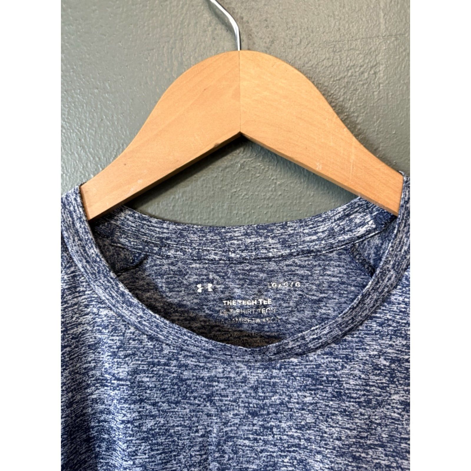 Under Armour Under Armour Mens Athletic Short Sleeve T-Shirt Blue L Large Athletic Tee Shirt Size US L / EU 52-54 / 3 - 3 Thumbnail