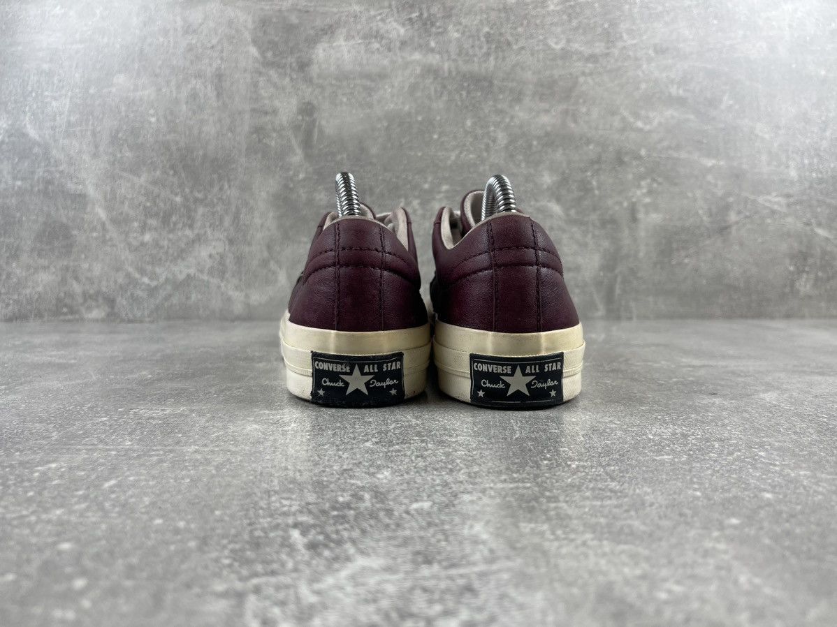 Converse × Vintage Vintage Converse One Star Burgundy Leather Sneakers Shoes Size US 5 / IT 35 - 6 Thumbnail