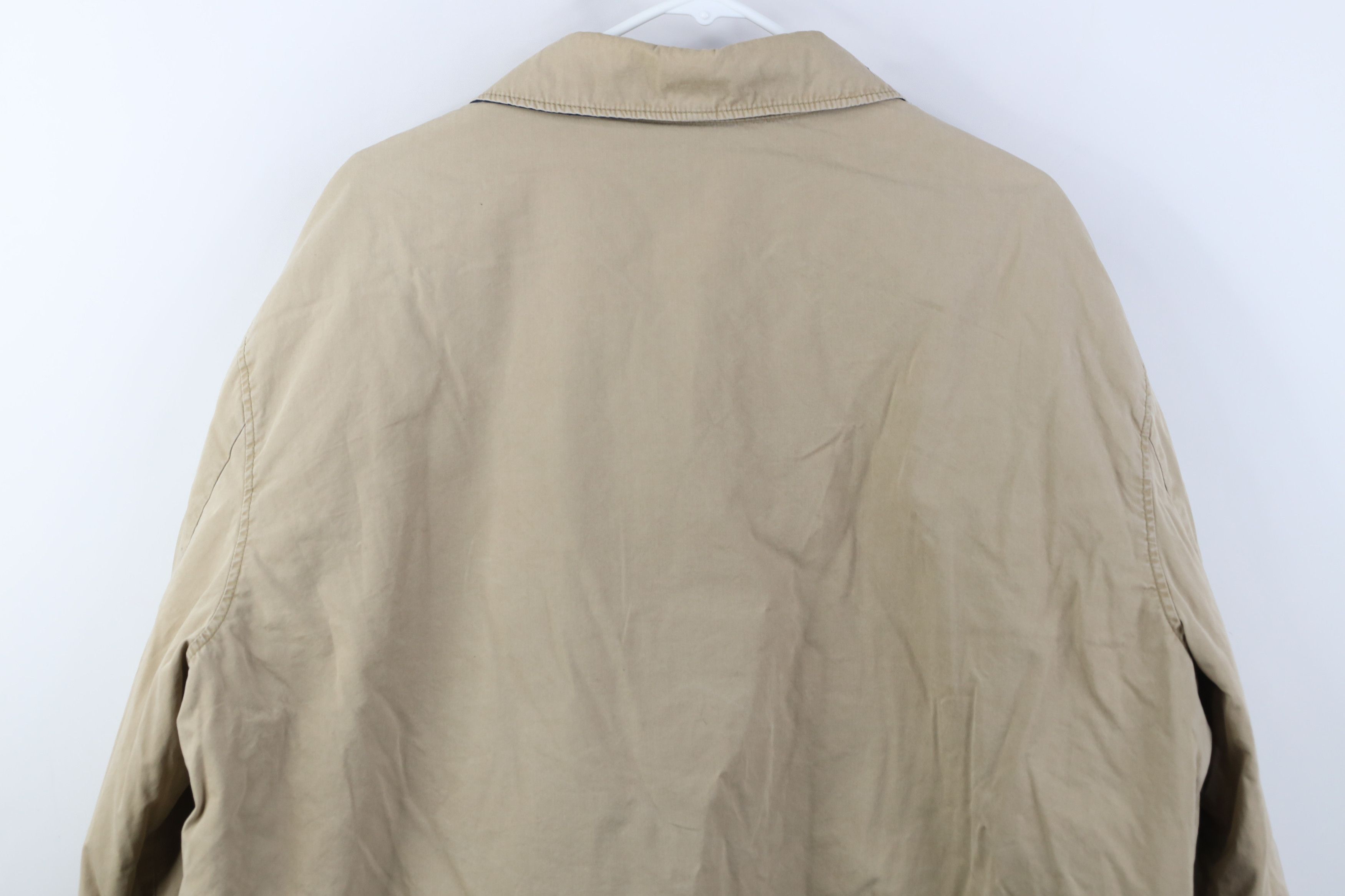 Ralph Lauren Vintage Ralph Lauren Lined Full Zip Bomber Jacket Beige Size US XXL / EU 58 / 5 - 15 Thumbnail