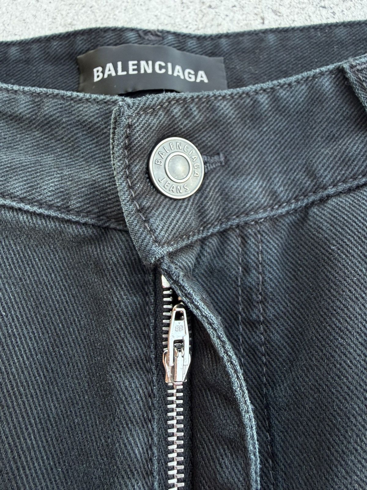 Balenciaga Balenciaga Dark Blue Indigo Straight Denim Jeans Size US 36 / EU 52 - 4 Thumbnail