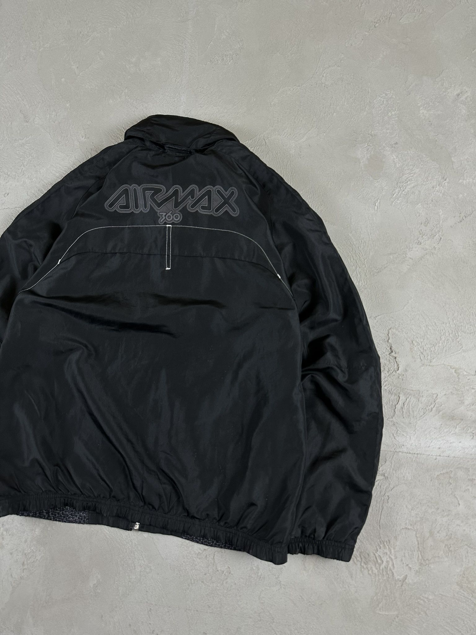 Nike 00s Vintage Nike Air Max Nylon Zip Tracksuit Jacket Size US M / EU 48-50 / 2 - 13 Thumbnail