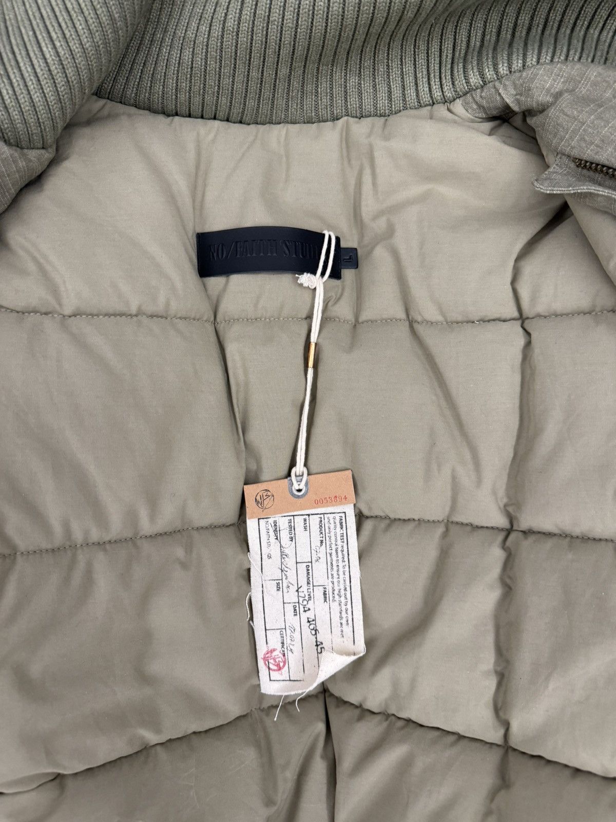No Faith Studios No Faith Studios Japanese flight padded bomber jacket Size US L / EU 52-54 / 3 - 13 Thumbnail