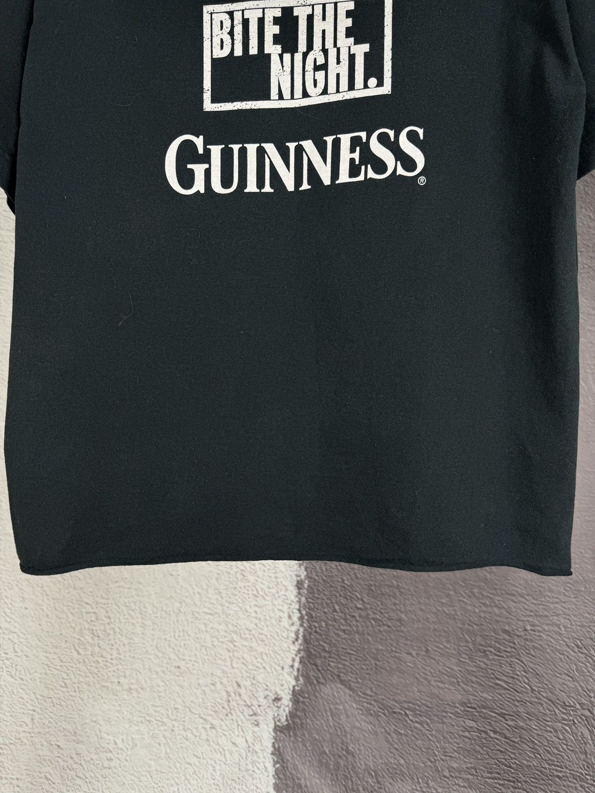 Vintage Guinness vintage Bite The Night double side tee shirt jts Size US M / EU 48-50 / 2 - 8 Thumbnail