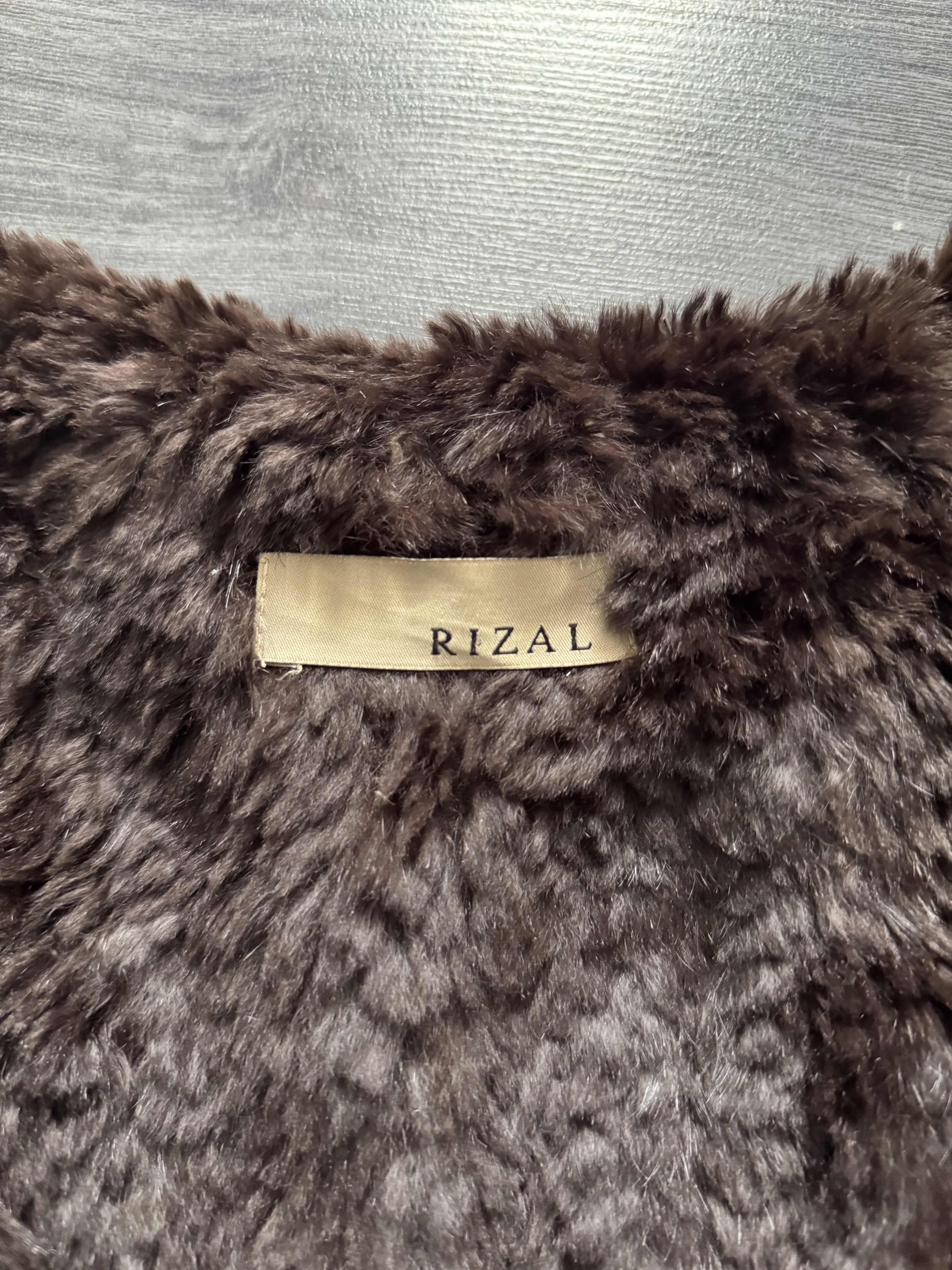 Japanese Brand Rizal Women's Real Fur and Leather Jacket Brown Luxury Coat Size M / US 6-8 / IT 42-44 - 11 Thumbnail