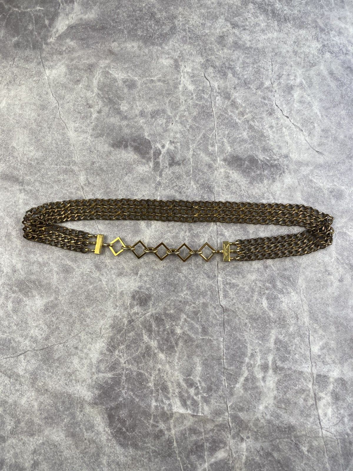 Yves Saint Laurent Yves Saint Laurent Vintage Very Rare Chain Belt Size ONE SIZE - 1 Thumbnail