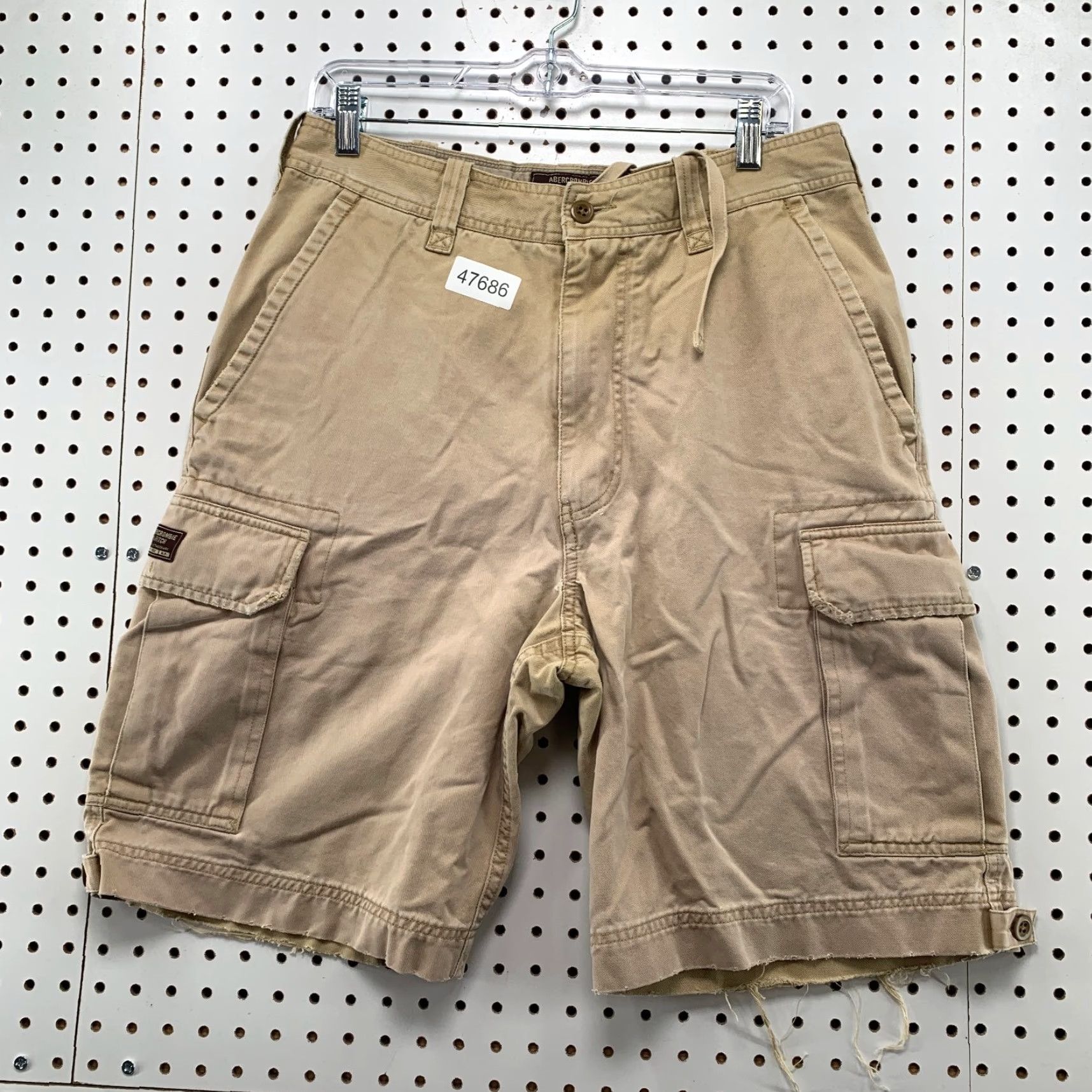 Abercrombie & Fitch VINTAGE Abercrombie & Fitch Military Cargo Shorts Mens 32 Khaki Outdoor 32x10 Size US 32 / EU 48 - 2 Thumbnail