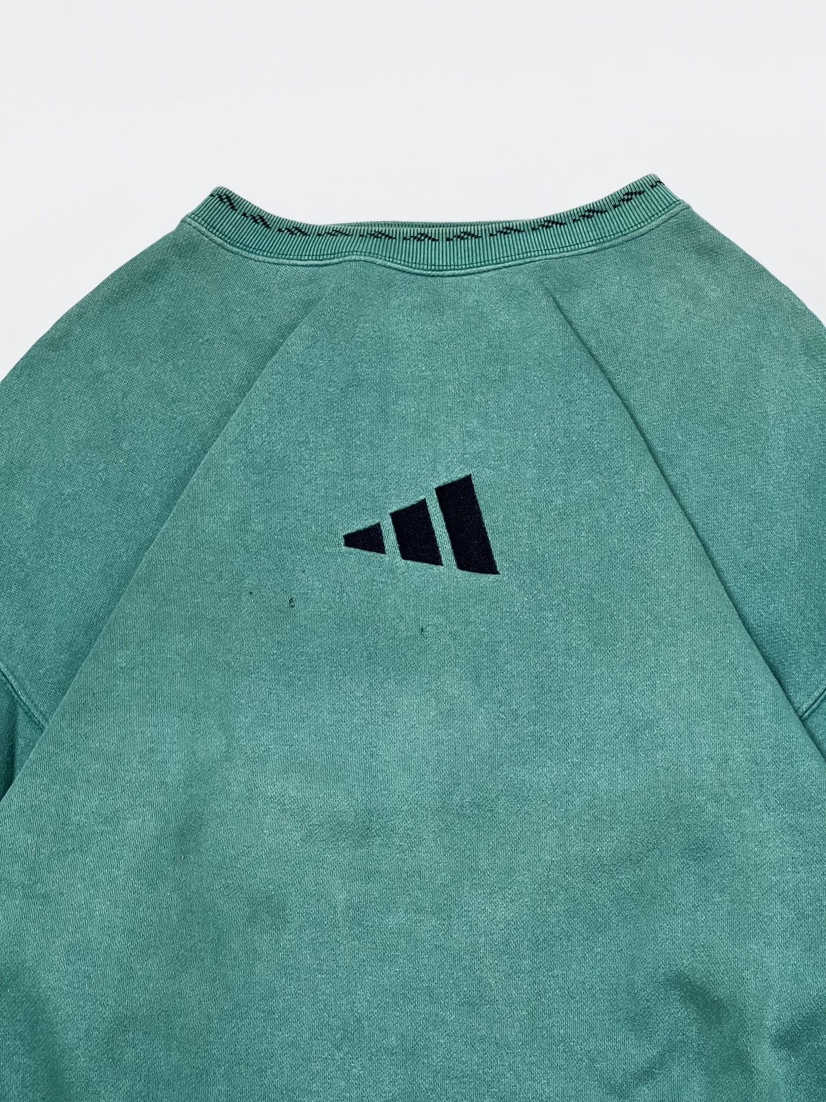 Adidas 1990s Adidas Equipment Green Crewneck Sweatshirt Vintage Size US L / EU 52-54 / 3 - 2 Thumbnail