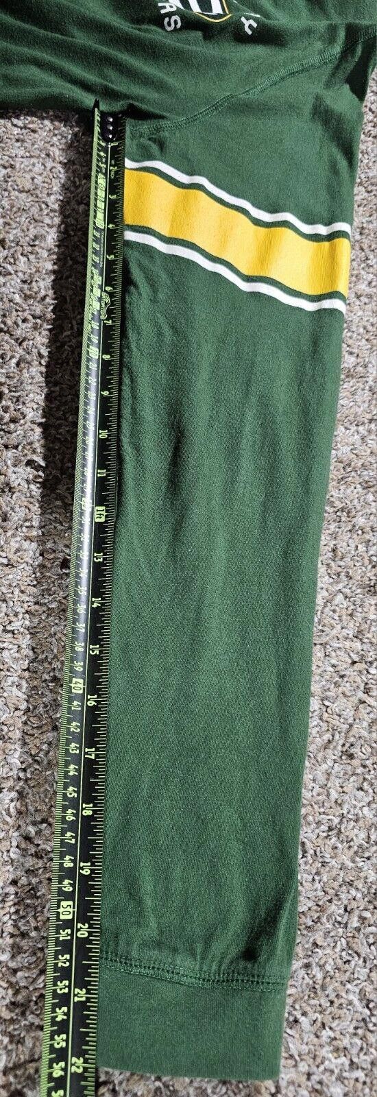 Designer Green Bay Packers 3 button LS henley XL shirt Junk food Size ONE SIZE - 7 Thumbnail