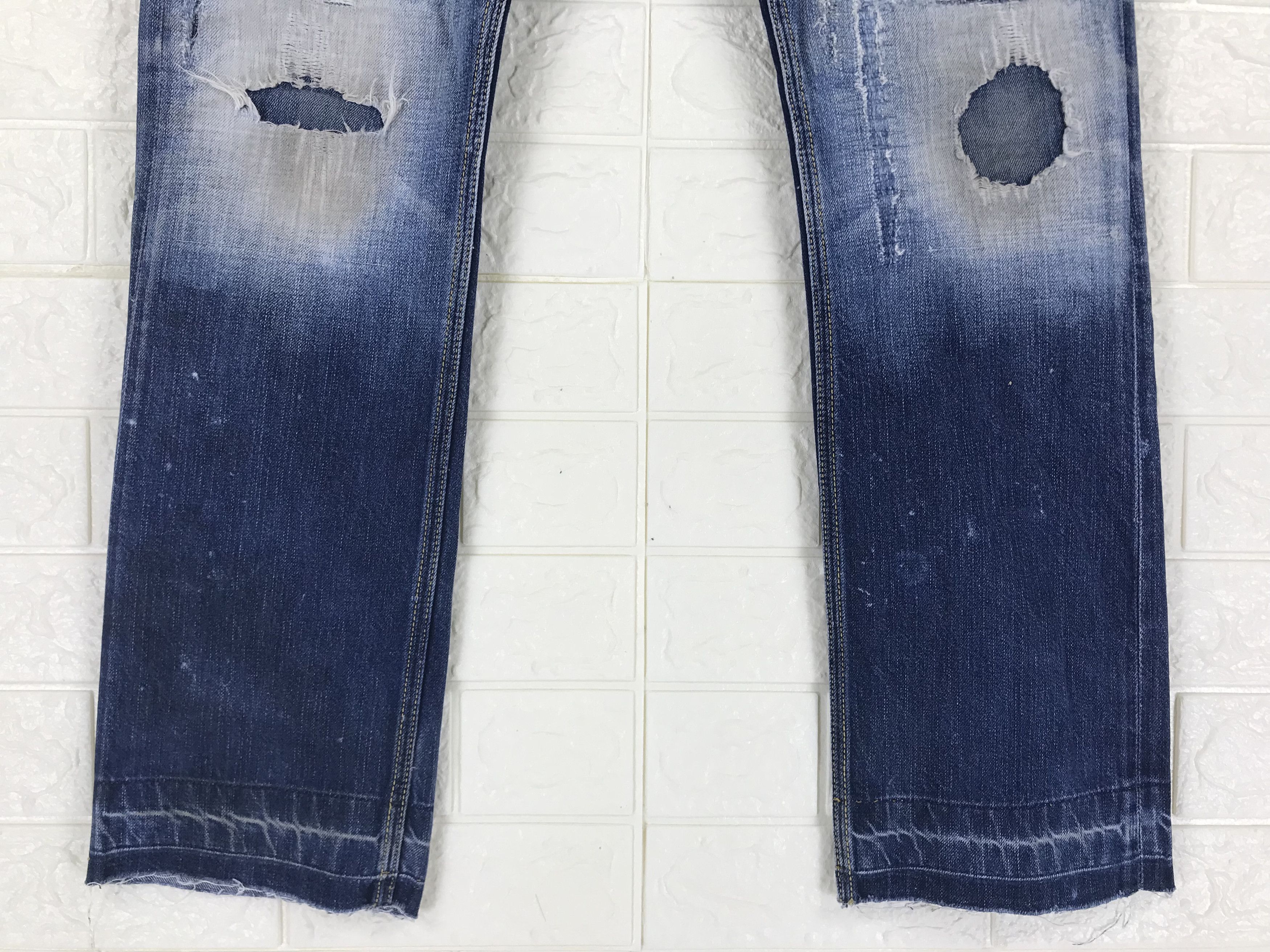 Diesel Vintage Diesel Distressed Denim Faded Blue Jeans Size US 29 - 4 Thumbnail