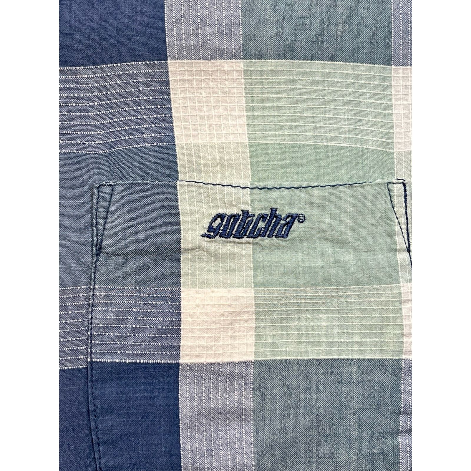 Gotcha Gotcha Custom Original Button Up Shirt 100% Cotton Men L Size US L / EU 52-54 / 3 - 2 Thumbnail