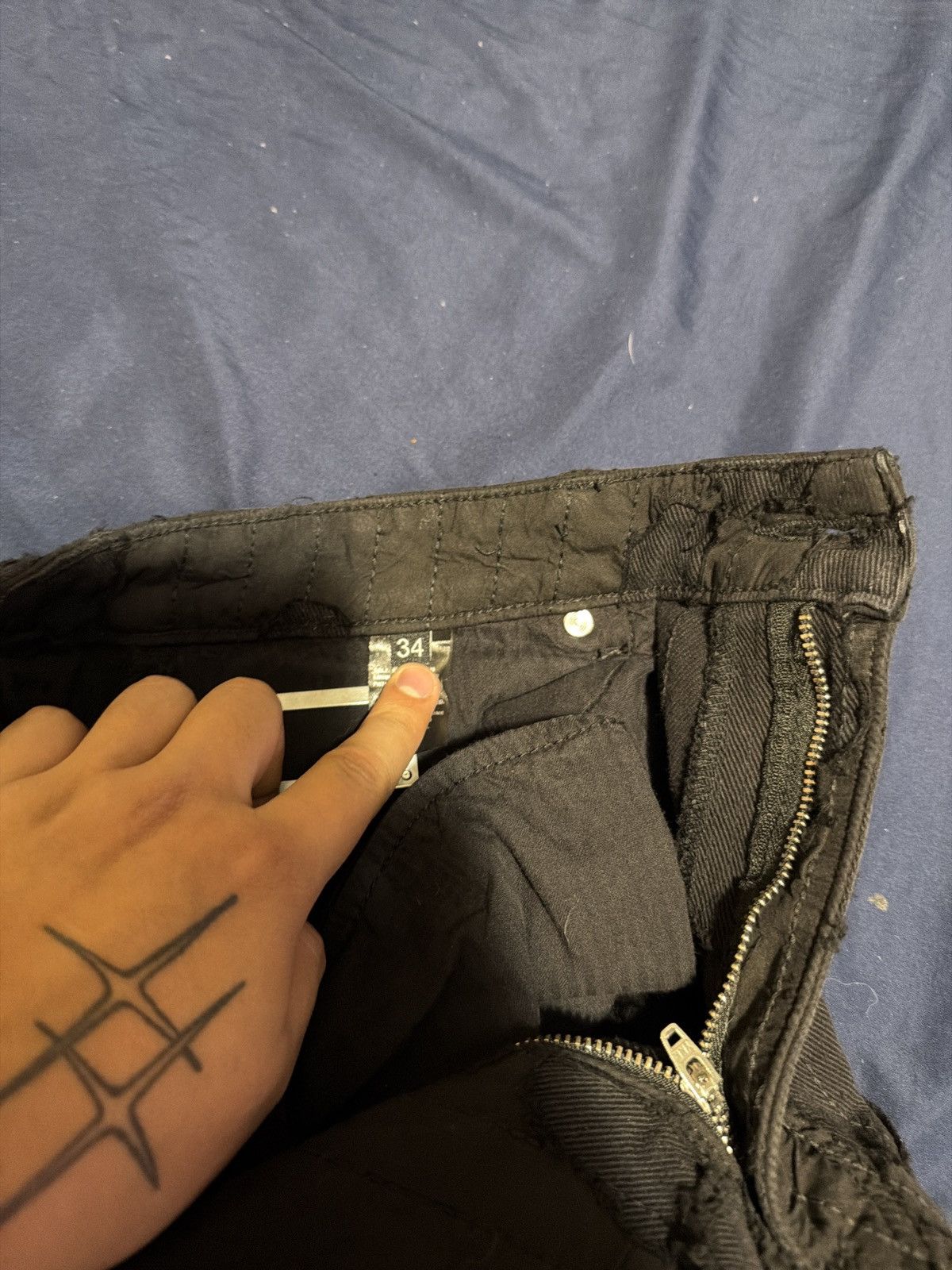 Revenge Revenge blade of sacrifice boro denim Size US 34 / EU 50 - 3 Thumbnail