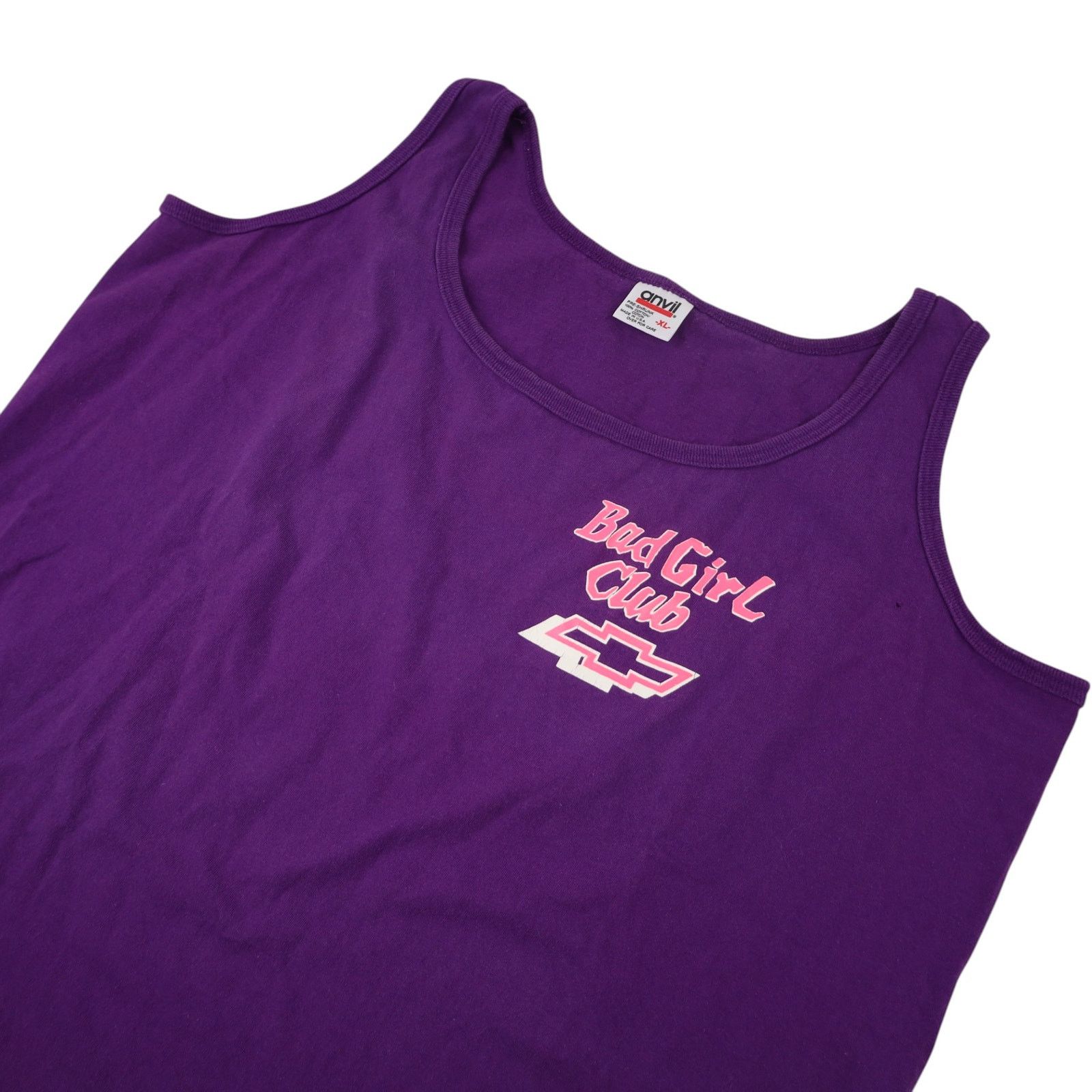 Chevrolet × Vintage Vintage Chevy "Bad Girl Club" Graphic Tank top Size XL / US 12-14 / IT 48-50 - 2 Thumbnail