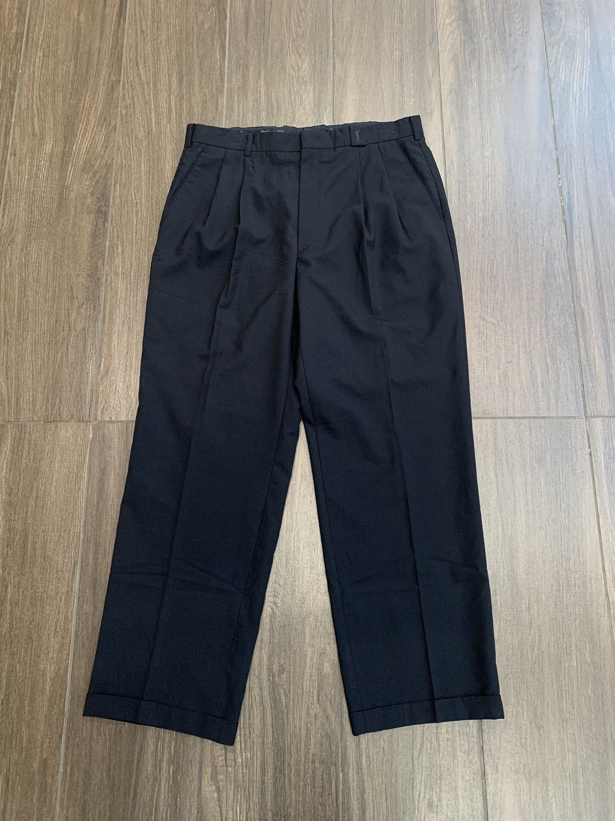 Yves Saint Laurent Yves saint laurent excecutiv trouser pants Size US 34 / EU 50 - 1 Thumbnail