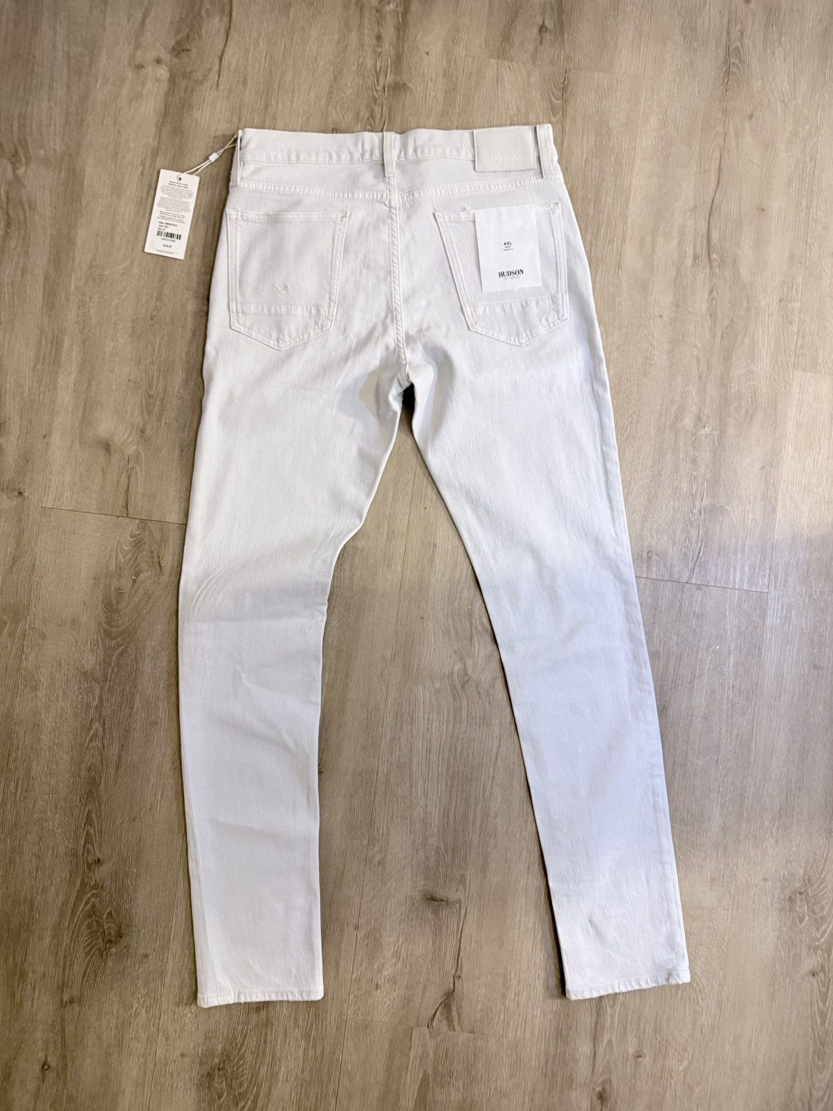 Hudson Hudson Blake AXL White Skinny Slim Stretch Twill 5-Pocket Size US 32 / EU 48 - 4 Thumbnail