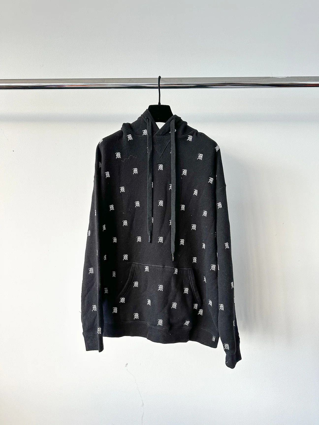 R13 R13 Japanese Fabric Black Embroidered Hoodie Size US S / EU 44-46 / 1 - 1 Thumbnail