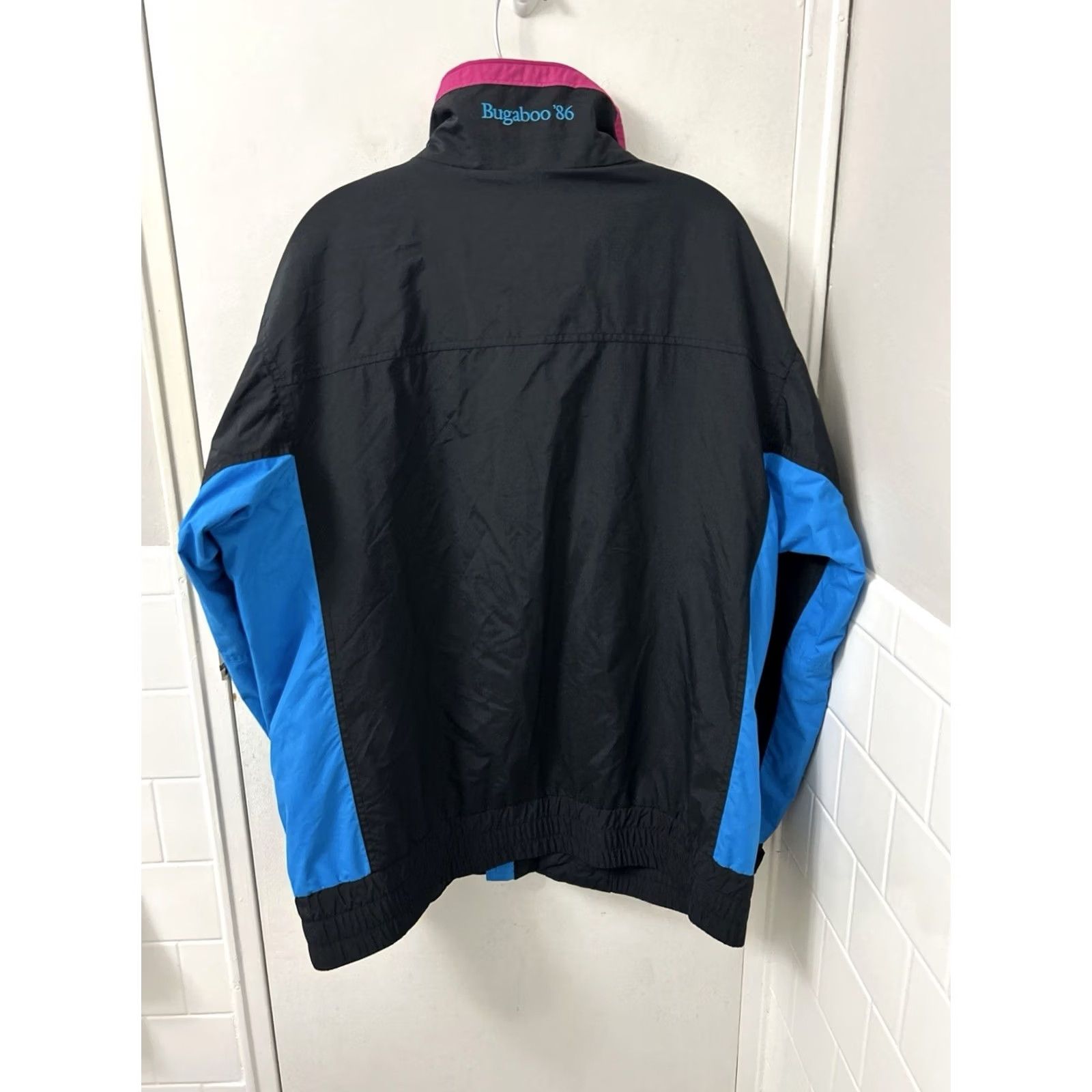 Vintage VINTAGE Columbia Interchange Bugaboo 86 Jacket Mens Large Black Omni-Tech Full Zip Shell Size US L / EU 52-54 / 3 - 7 Thumbnail