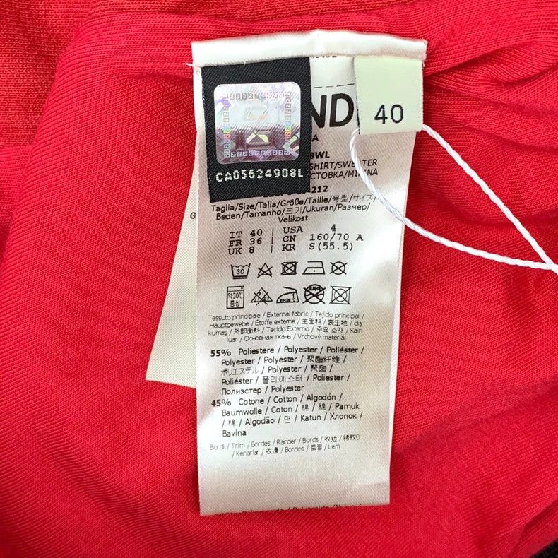 Fendi FENDI Red side logo letter stand collar zipper long-sleeve Size XS / US 0-2 / IT 36-38 - 7 Thumbnail