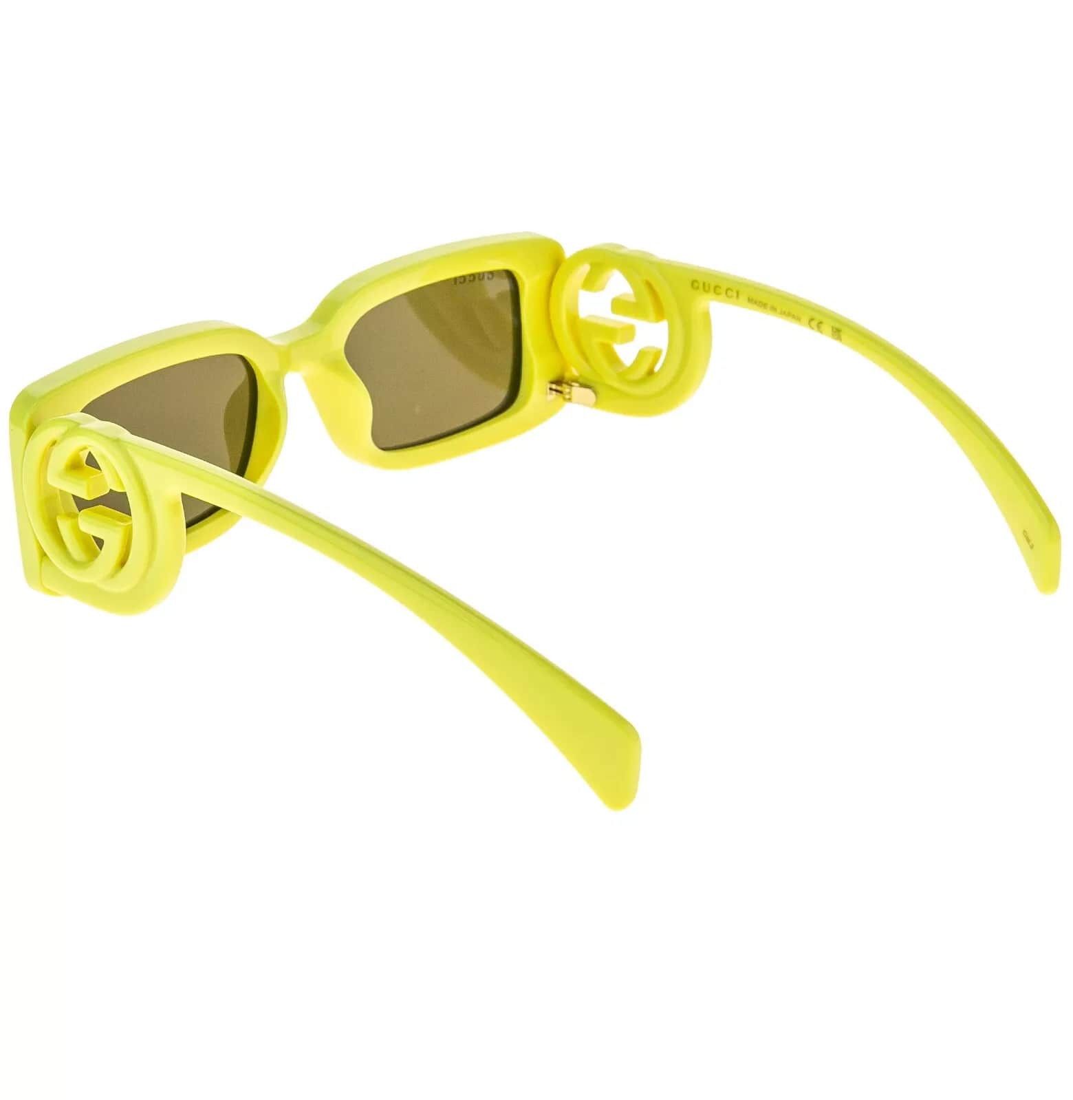 Gucci GUCCI Couture 1325 Yellow GG Logo 007 Narrow Fashion GG1325S Size ONE SIZE - 7 Thumbnail