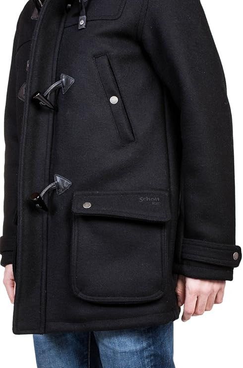 Other Schott NYC Wool Duffle Coat Men's Size M Black Casual Size US M / EU 48-50 / 2 - 3 Thumbnail