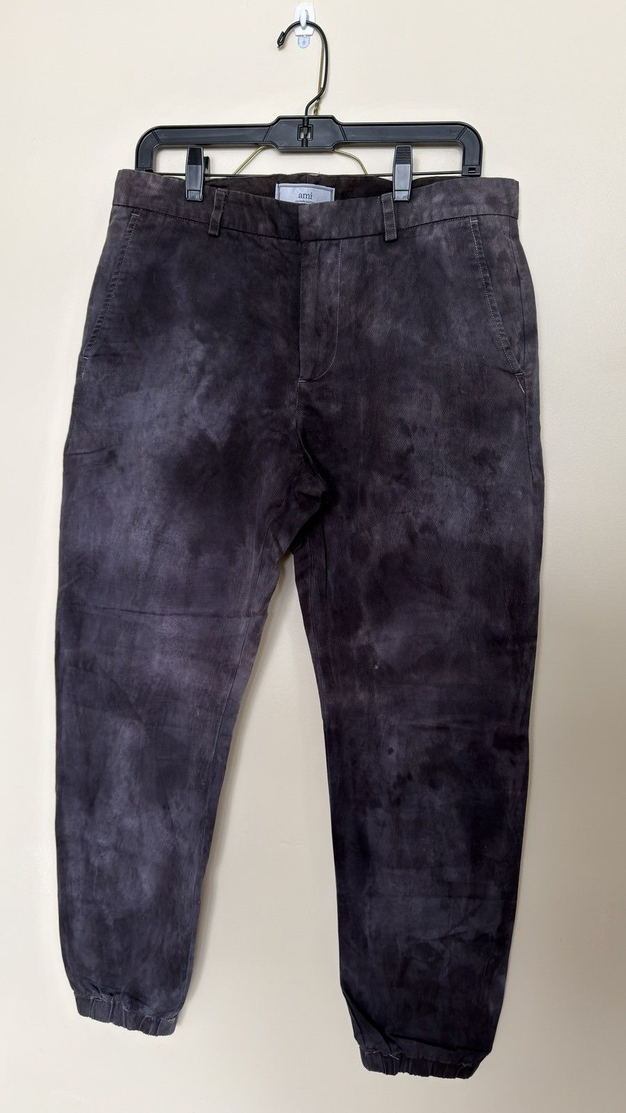 AMI Double Dyed Cuffed Trousers Size US 32 / EU 48 - 1 Thumbnail