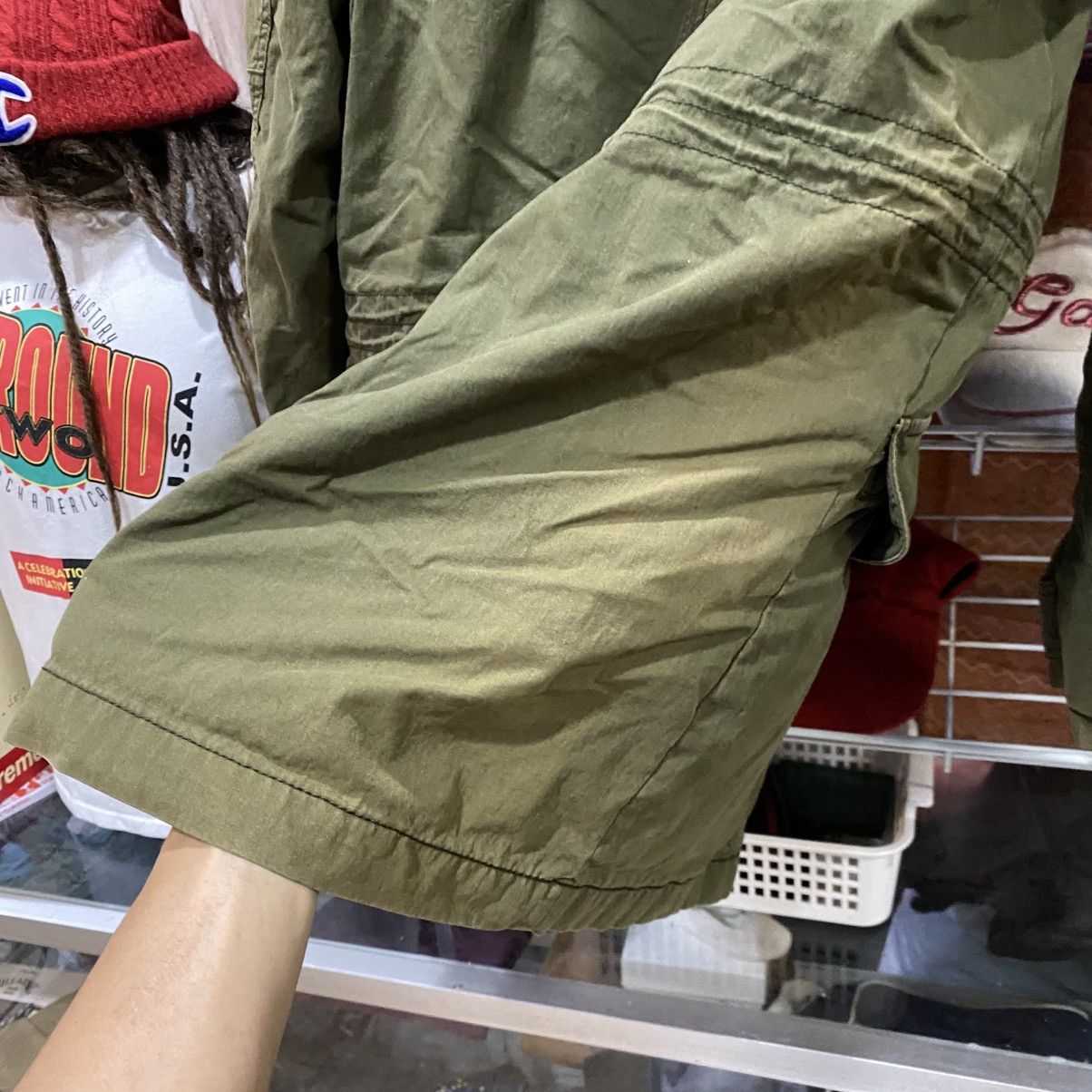 BUCKAROO Buckaroo olive green parka jacket with a faux-fur trim hood Size US M / EU 48-50 / 2 - 19 Thumbnail