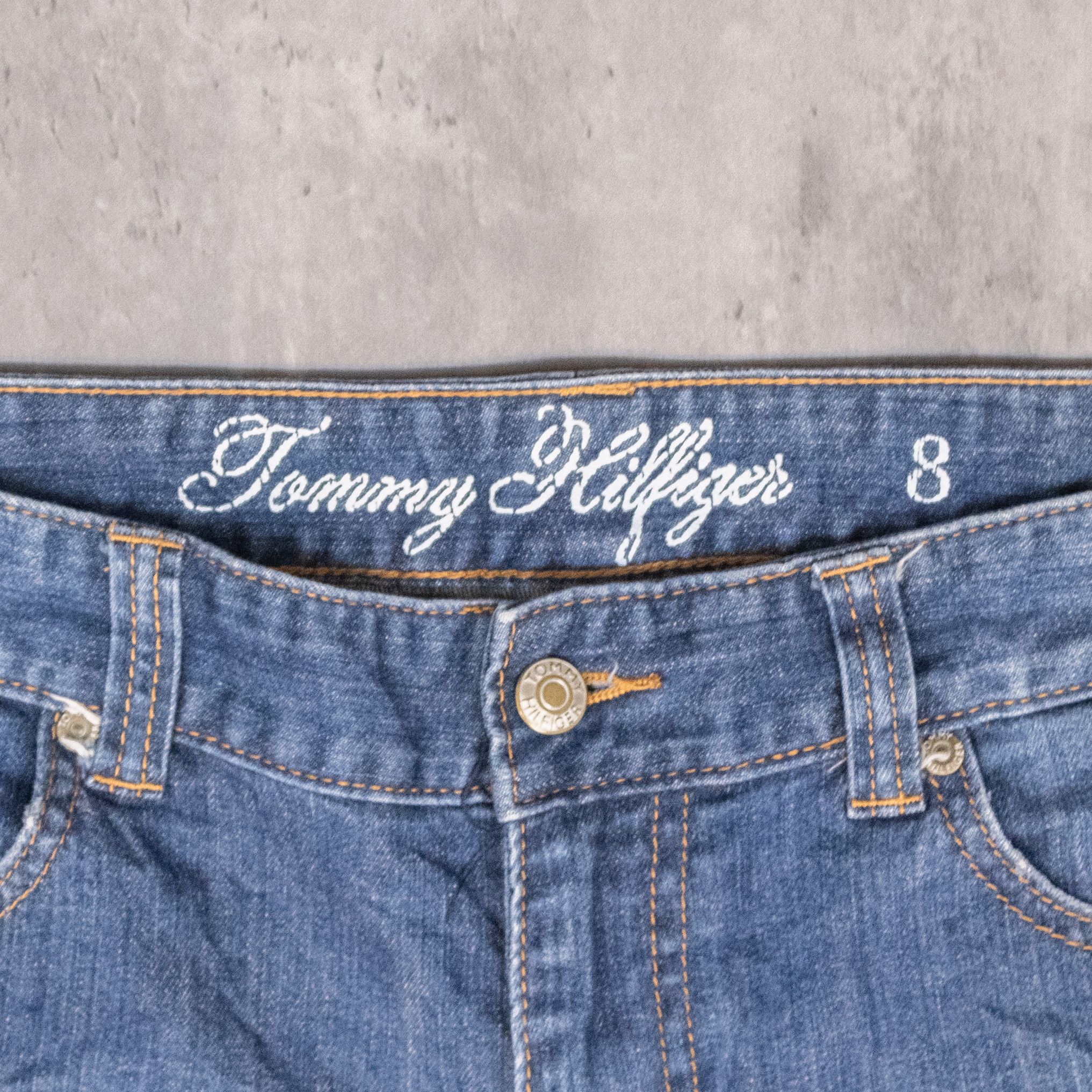 Tommy Hilfiger × Vintage Y2K Tommy Hilfigure Midwash Jort Jean Shorts Size US 34 / EU 50 - 10 Thumbnail