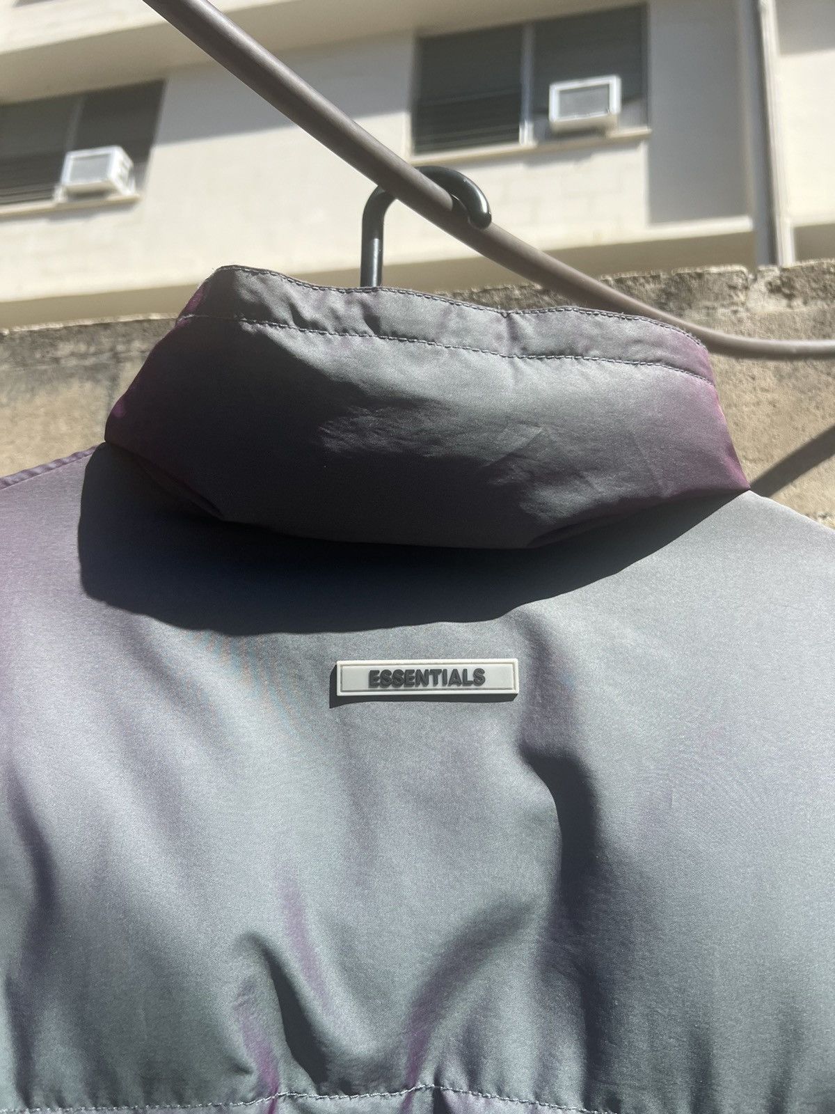 Essentials × Fear of God Purple/Iridescent FEAR OF GOD x ESSENTIALS Puffer Jacket Size US L / EU 52-54 / 3 - 6 Thumbnail