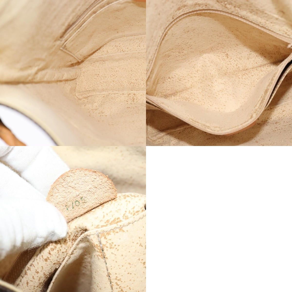 Celine CELINE Macadam Canvas Backpack Pvc Leather Brown Gold Size ONE SIZE - 12 Thumbnail