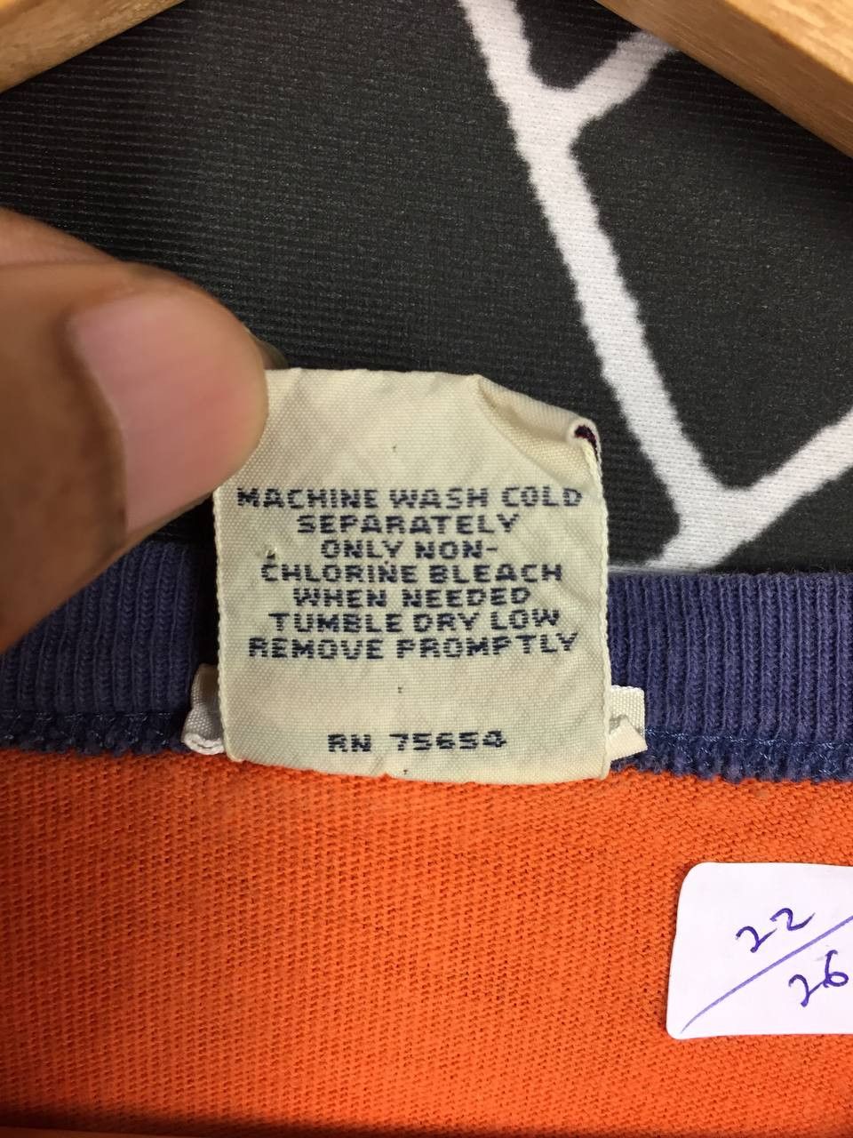 Abercrombie & Fitch Vtg Abercrombie & Fitch Embroidered Logo Ringer Tee Size US XL / EU 56 / 4 - 9 Thumbnail