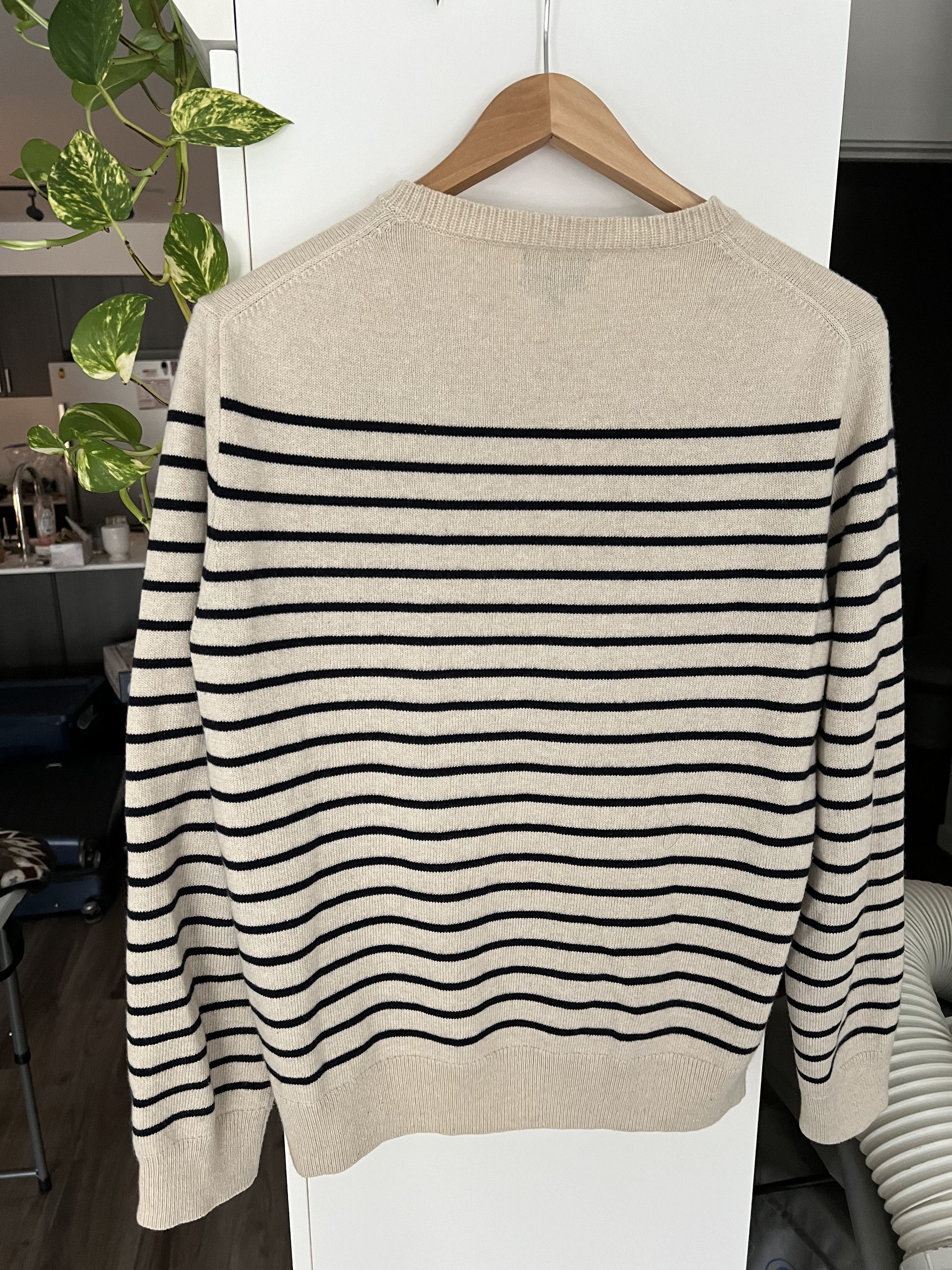 J.Crew Striped Cashmere Sweater Size US M / EU 48-50 / 2 - 2 Thumbnail