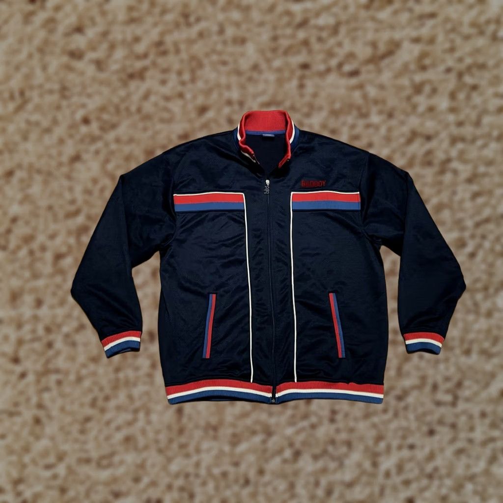 Vintage Y2K Bad Boy Hip Hop Streetwear Full Zip Track Jacket Mens 2XL Red White Blue Size US XXL / EU 58 / 5 - 1 Thumbnail