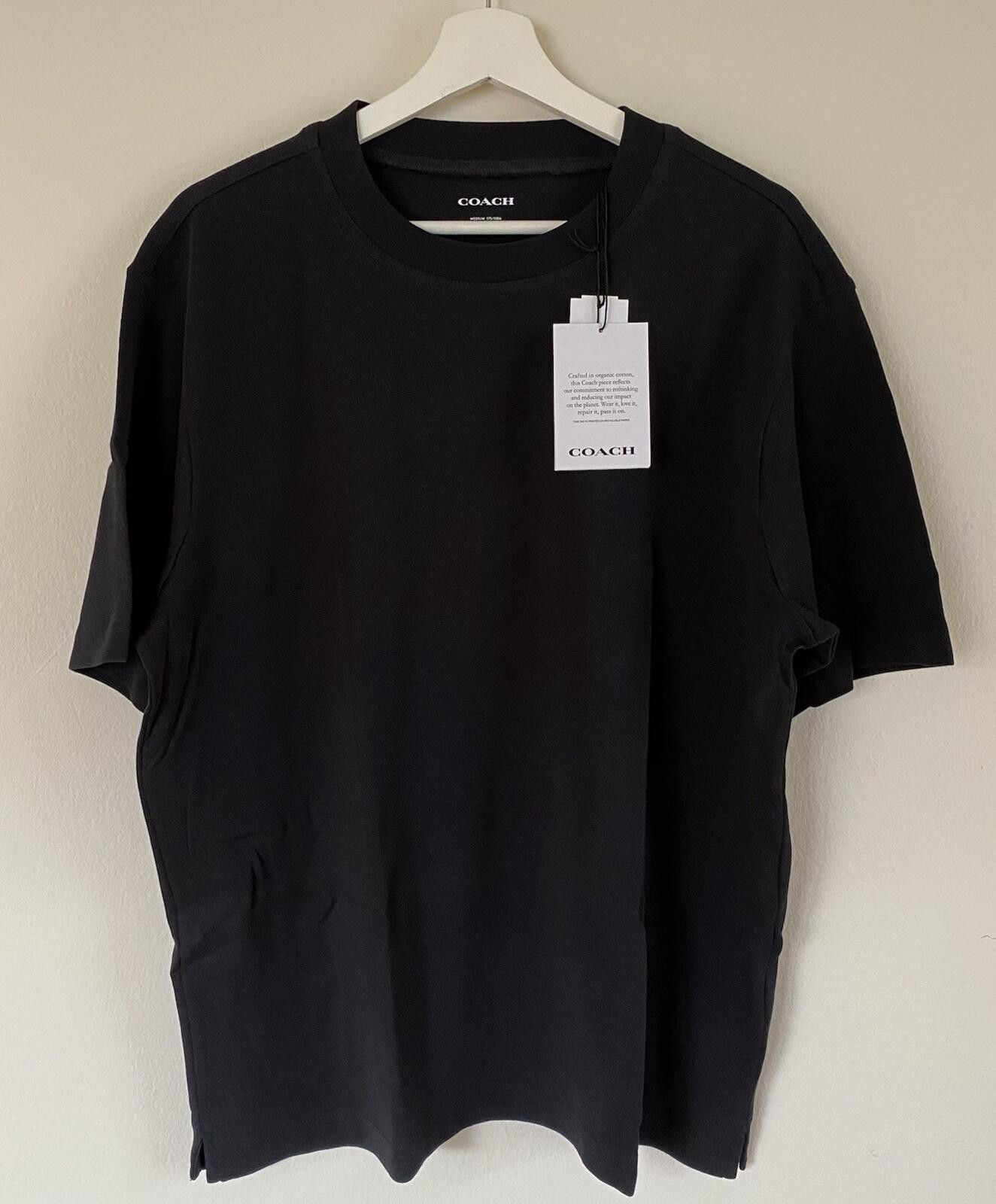 Coach NWT Coach Men's T Shirt In Organic Cotton Black Size M Size US M / EU 48-50 / 2 - 2 Thumbnail